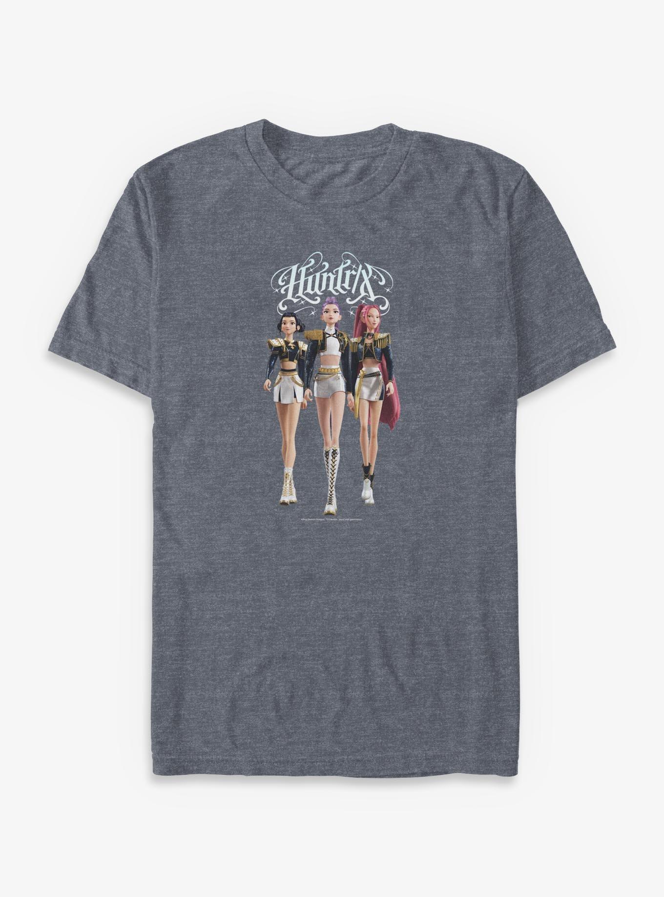 KPop Demon Hunters HUNTRX Golden Billboard Big & Tall T-Shirt