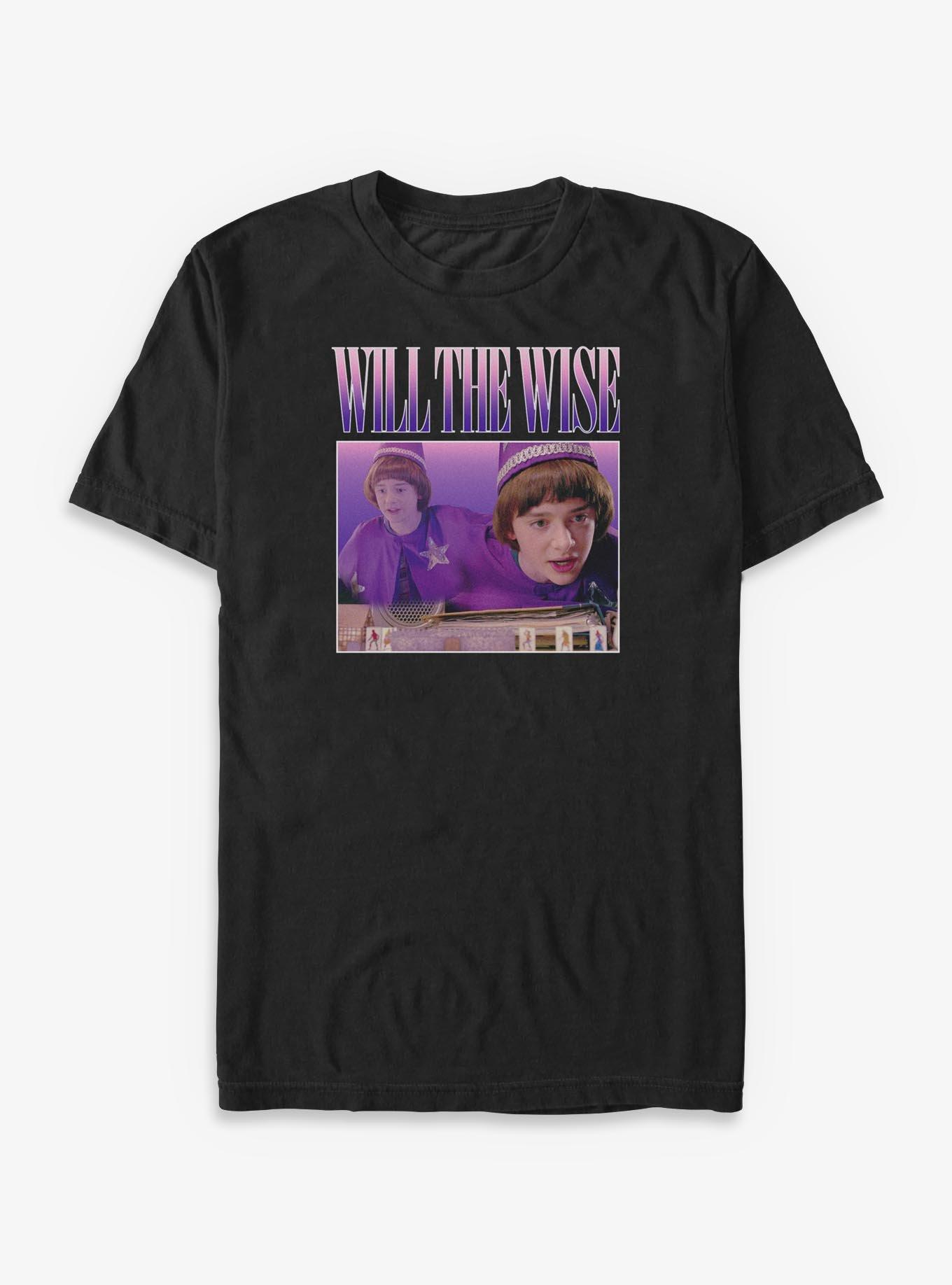Stranger Things Will The Wise Box Montage Big & Tall T-Shirt, , hi-res