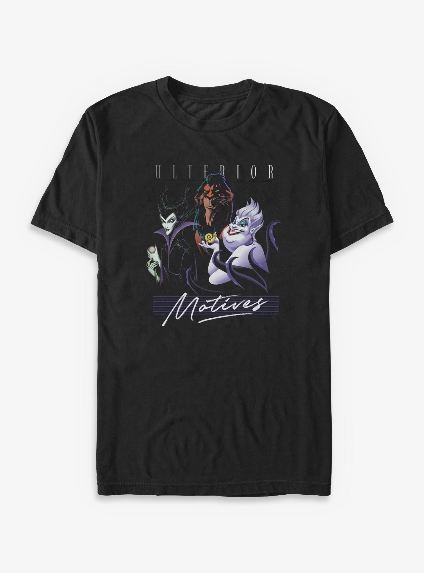 Disney Villains Ulterior Motives Retro Big & Tall T-Shirt, , hi-res
