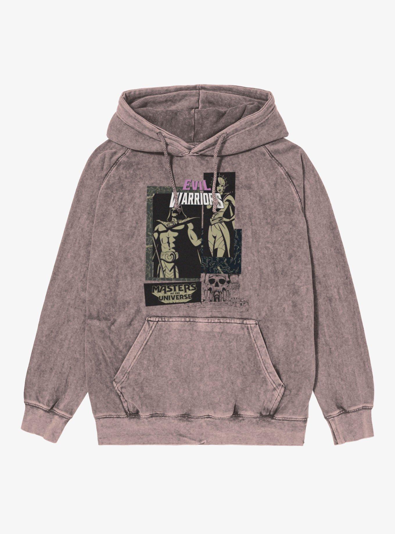 Masters Of The Universe Evil Warriors Skeletor & Evil-Lyn Mineral Wash Hoodie, , hi-res
