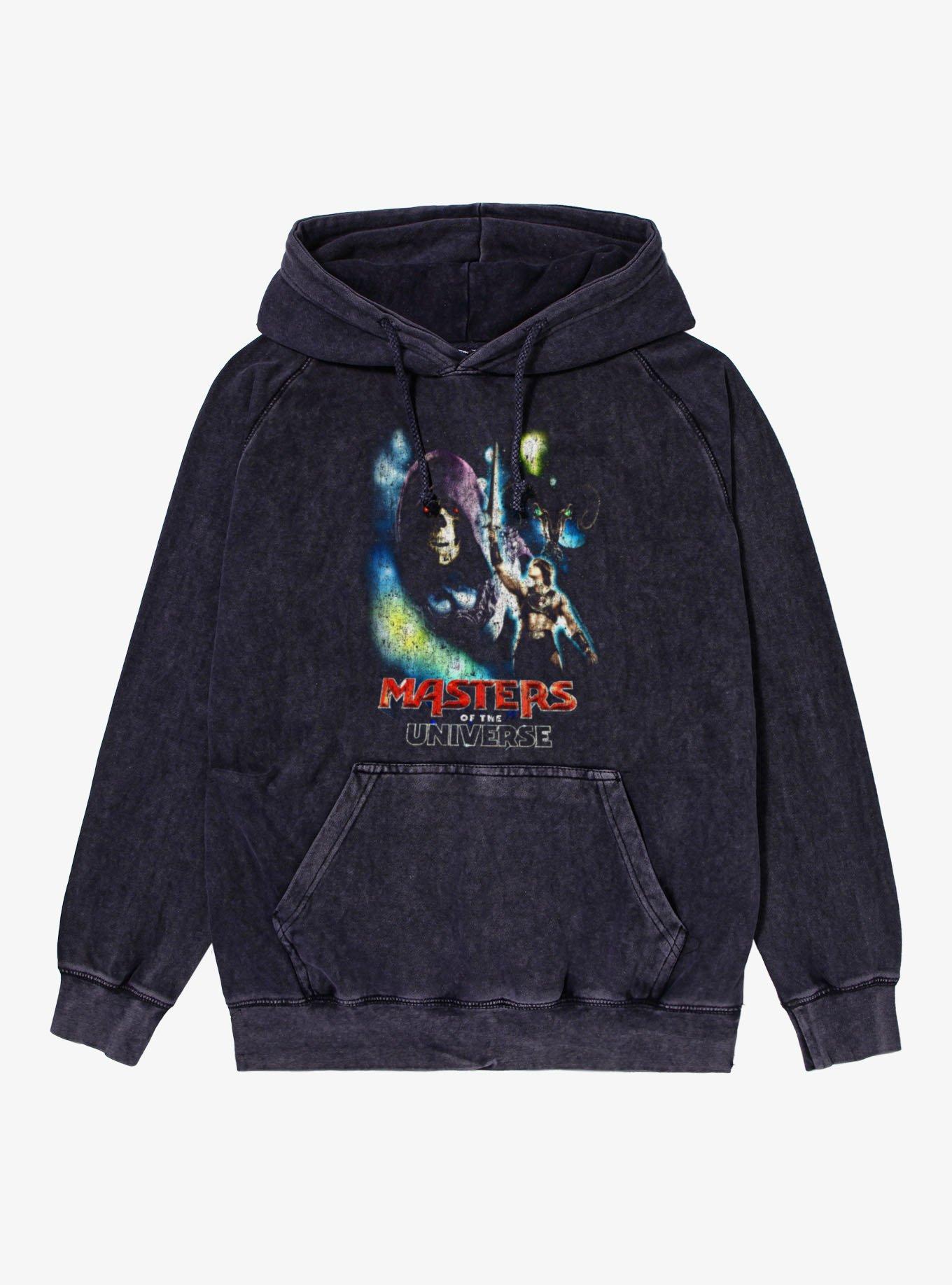 Masters Of The Universe Skeletor And He-Man Nemesis Mineral Wash Hoodie, , hi-res