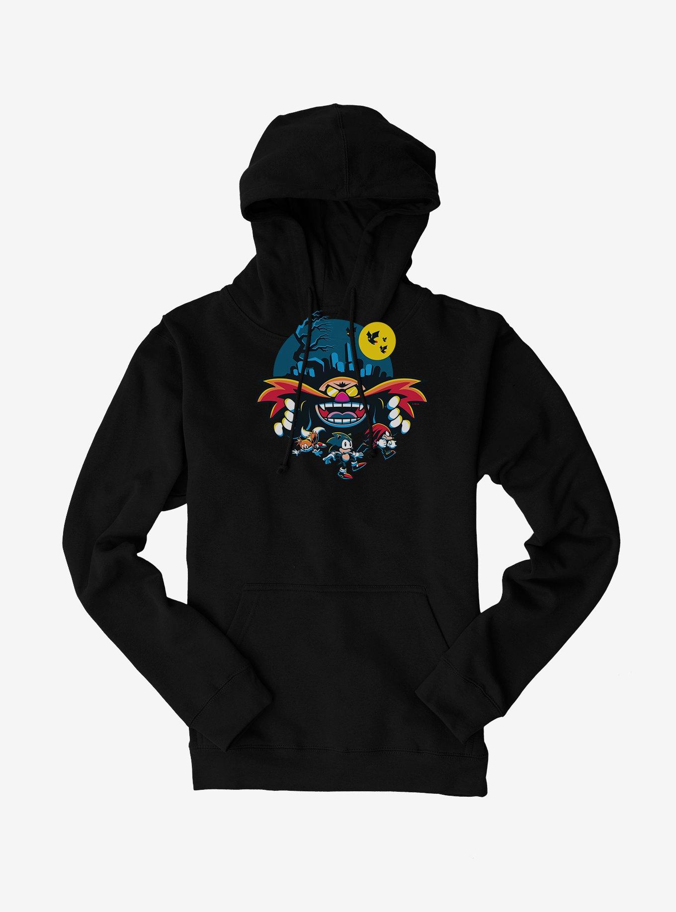 Sonic The Hedgehog Eggman Spooky Scary Halloween Hoodie, , hi-res