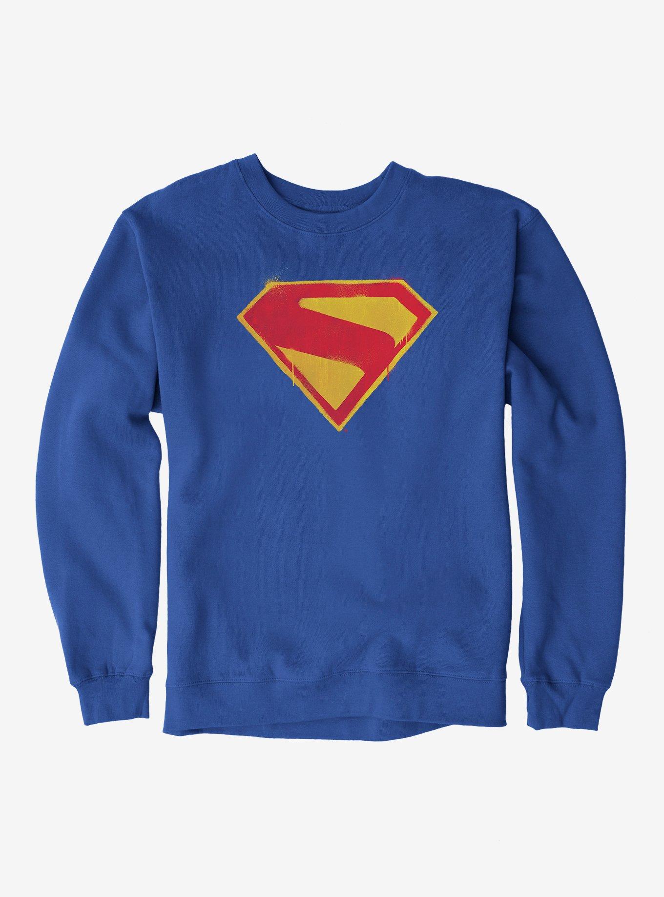 Supergirl Spray Painted Logo Sweatshirt, , hi-res