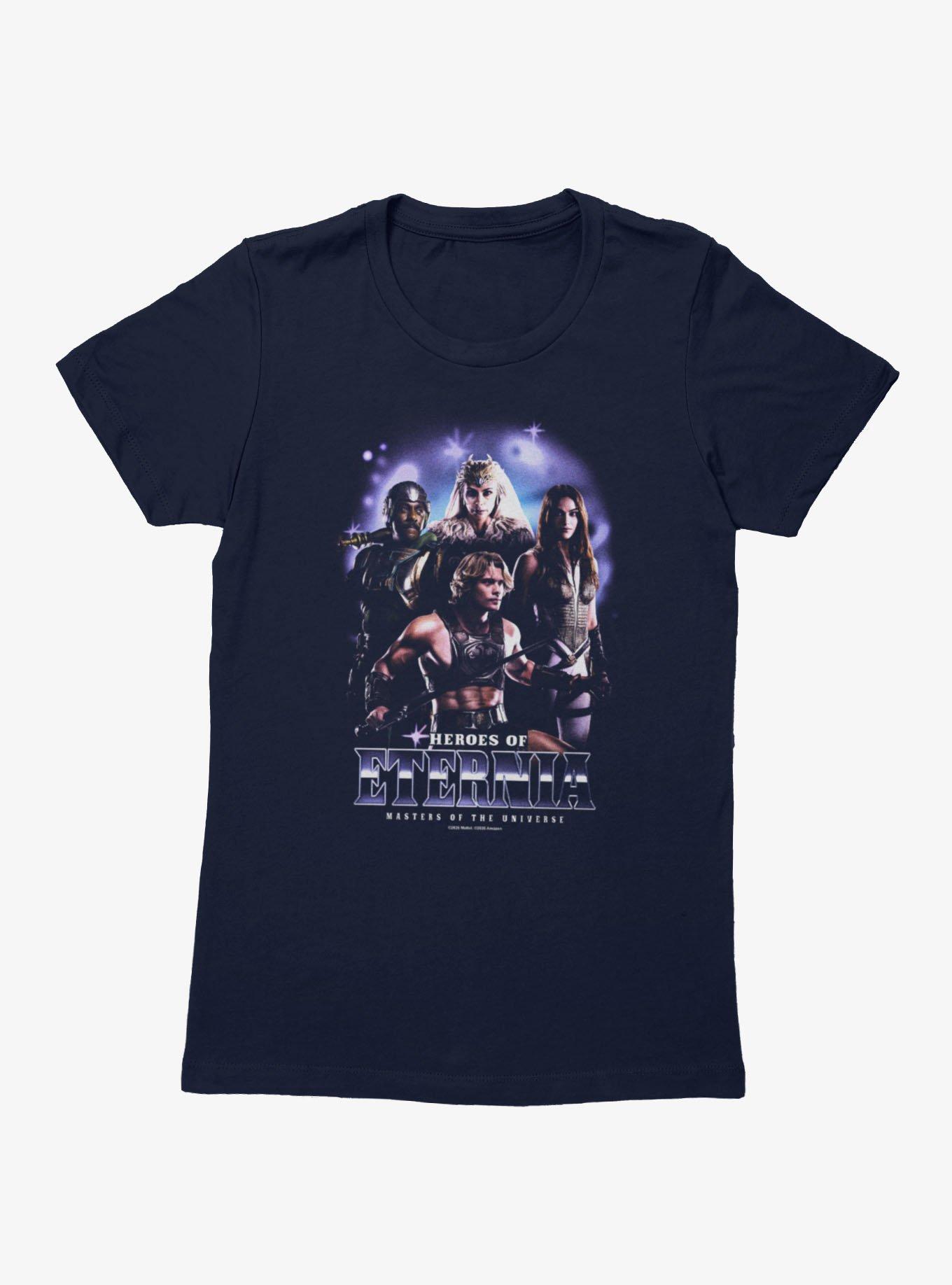 Masters Of The Universe Heroes Of Eternia Group Shot Womens T-Shirt, , hi-res