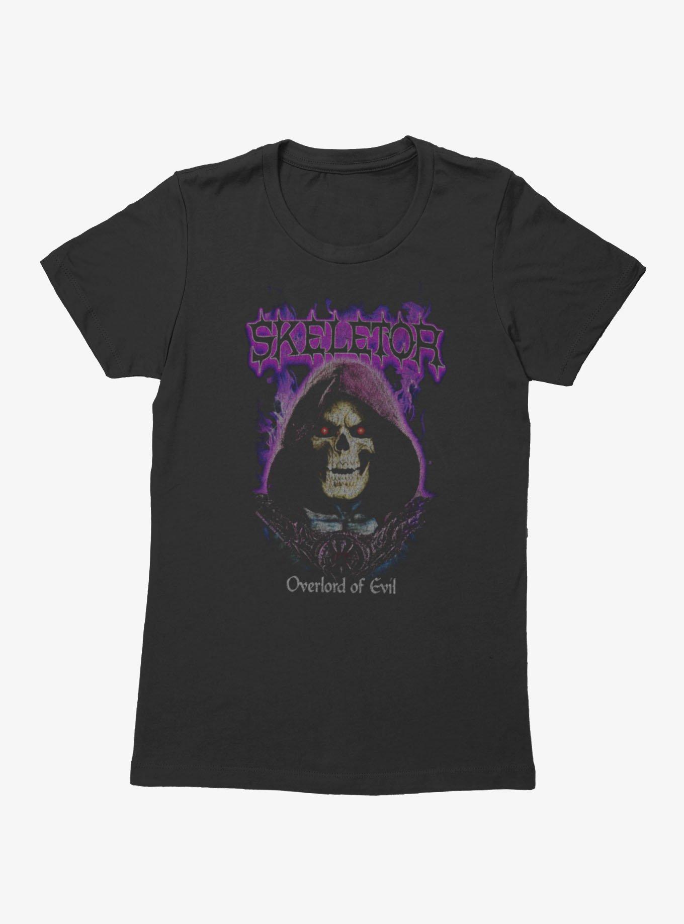 Masters Of The Universe Skeletor Overlord Of Evil Purple Flames Womens T-Shirt, , hi-res