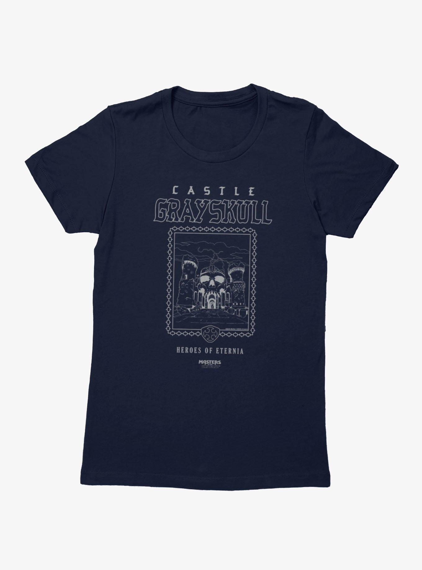 Masters Of The Universe Castle Grayskull Framed Chains Womens T-Shirt