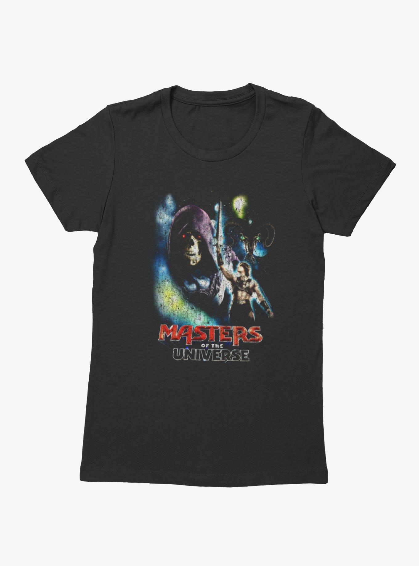 Masters Of The Universe Skeletor And He-Man Nemesis Womens T-Shirt