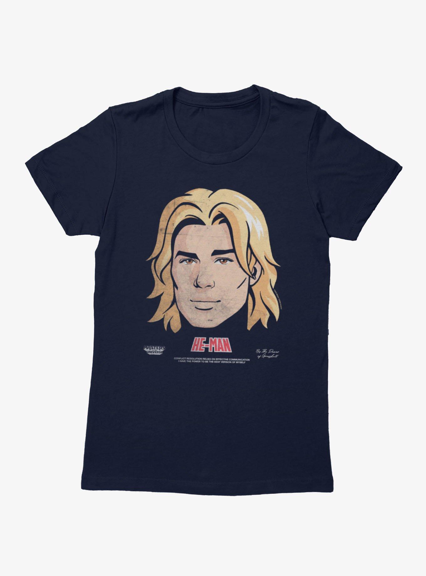 Masters Of The Universe He-Man Big Face Womens T-Shirt, , hi-res