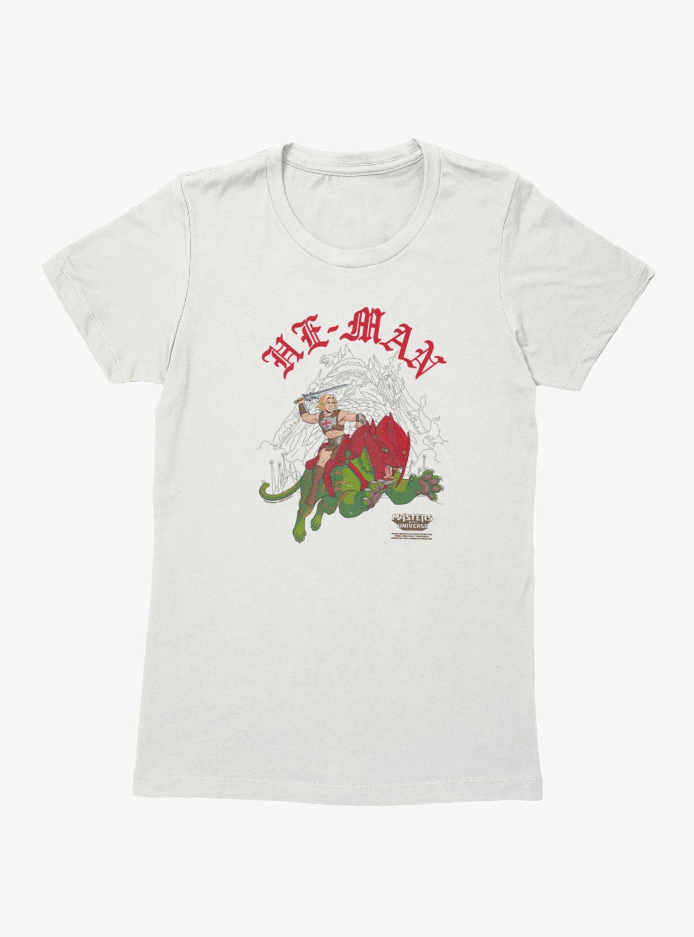 Masters Of The Universe He-Man Leap Battle Cat Womens T-Shirt, , hi-res