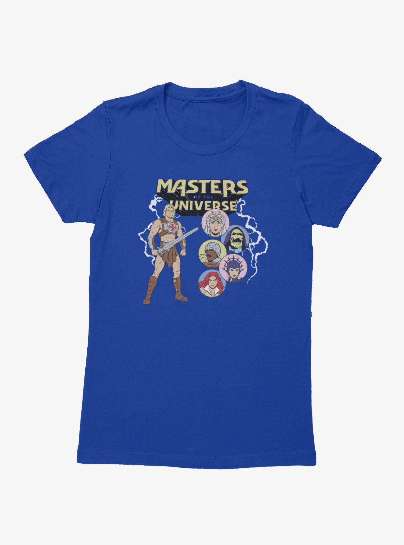 Masters Of The Universe He-Man And Character Bubbles Womens T-Shirt