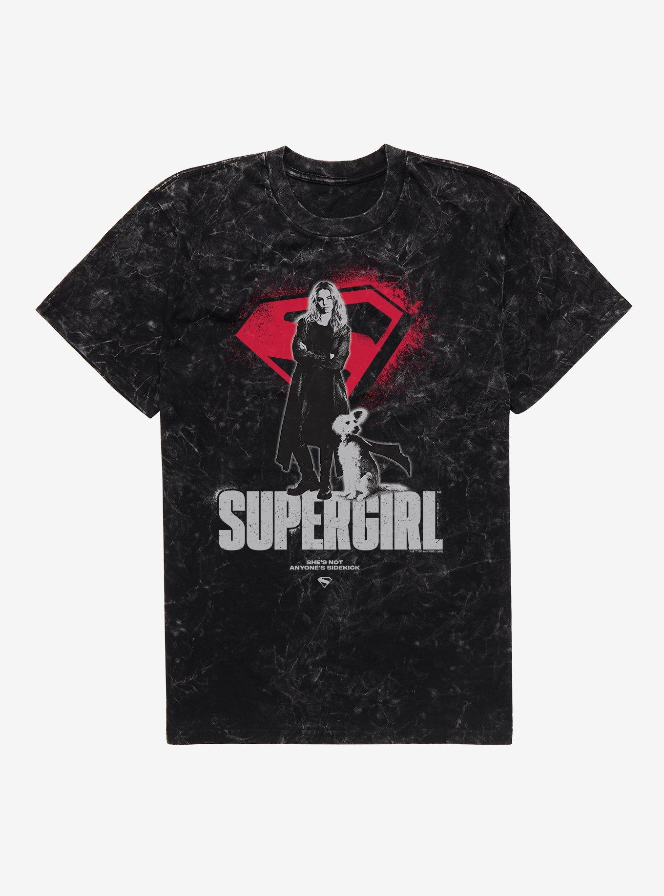 Supergirl Super Partners Mineral Wash T-Shirt Box Lunch Exclusive, , hi-res