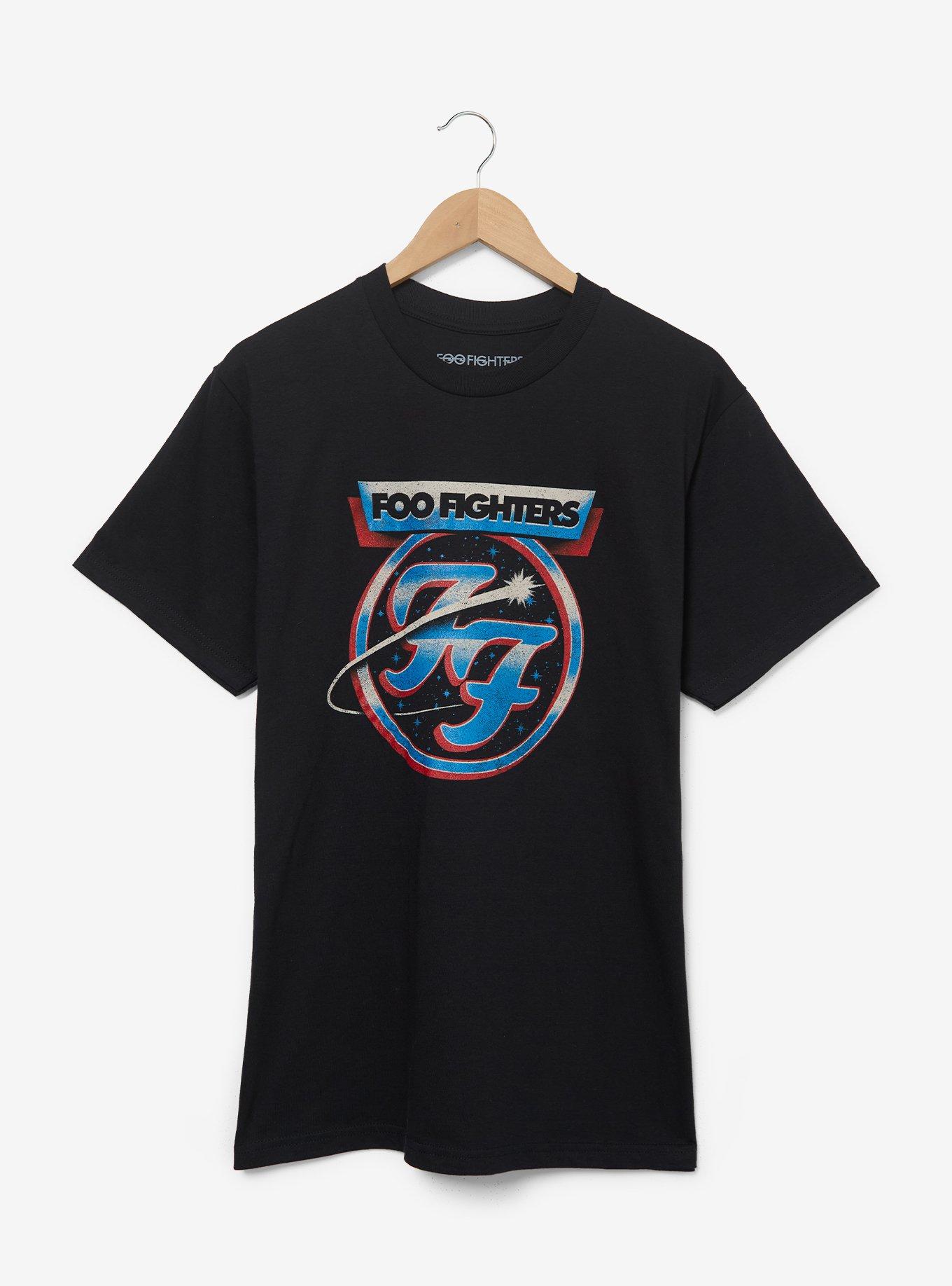 Foo Fighters Chrome Logo T-Shirt, , hi-res