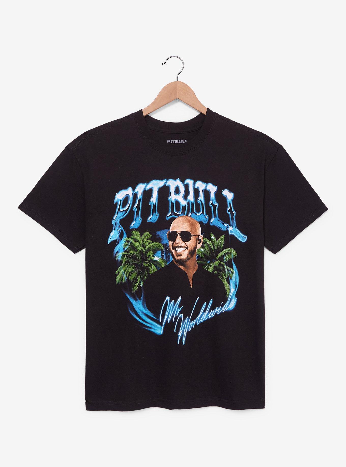 Pitbull Mr. Worldwide Graphic T-Shirt &mdash; BoxLunch Exclusive, , hi-res
