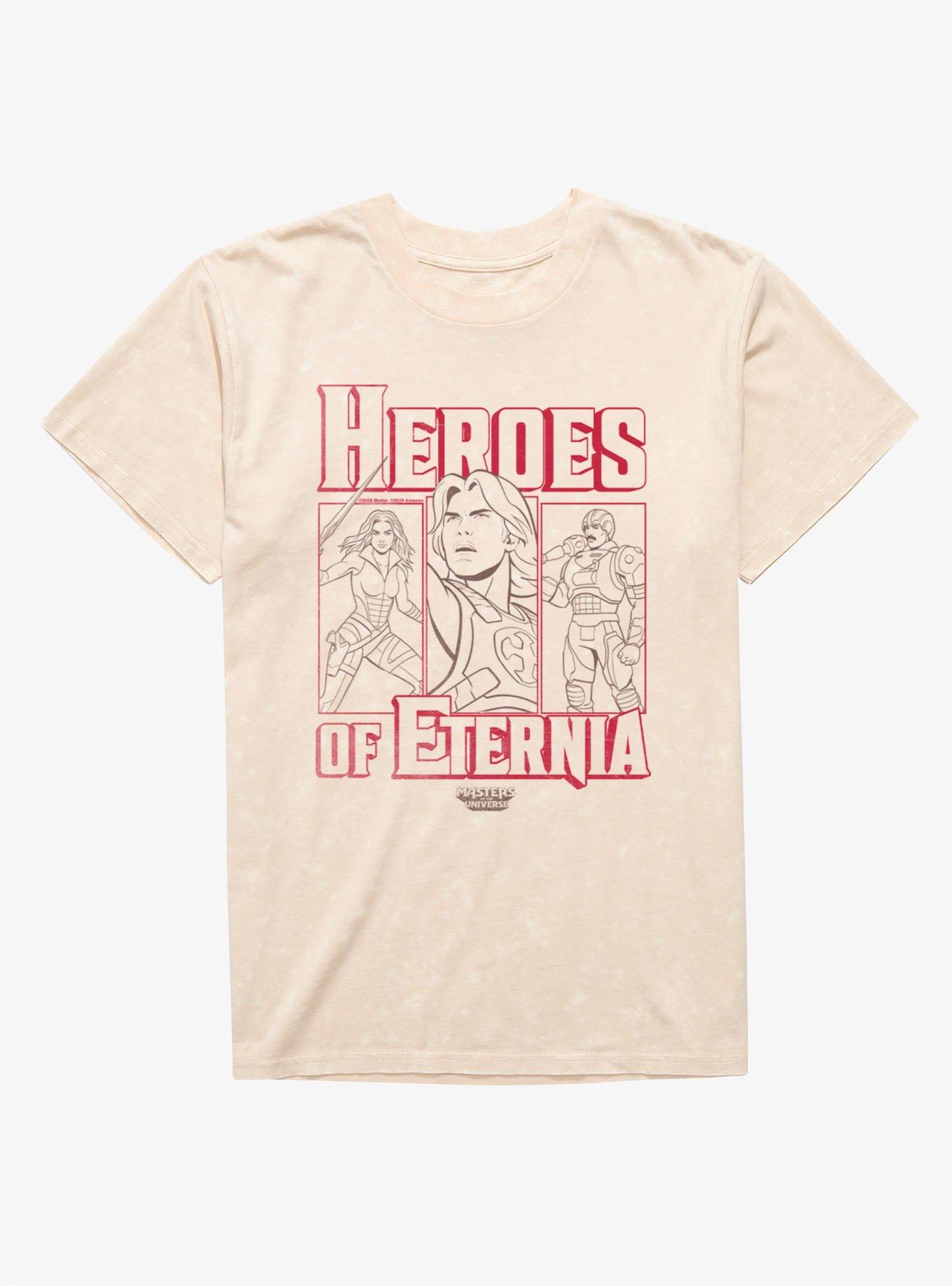 Masters Of The Universe Heroes Of Eternia Panels Mineral Wash T-Shirt, , hi-res