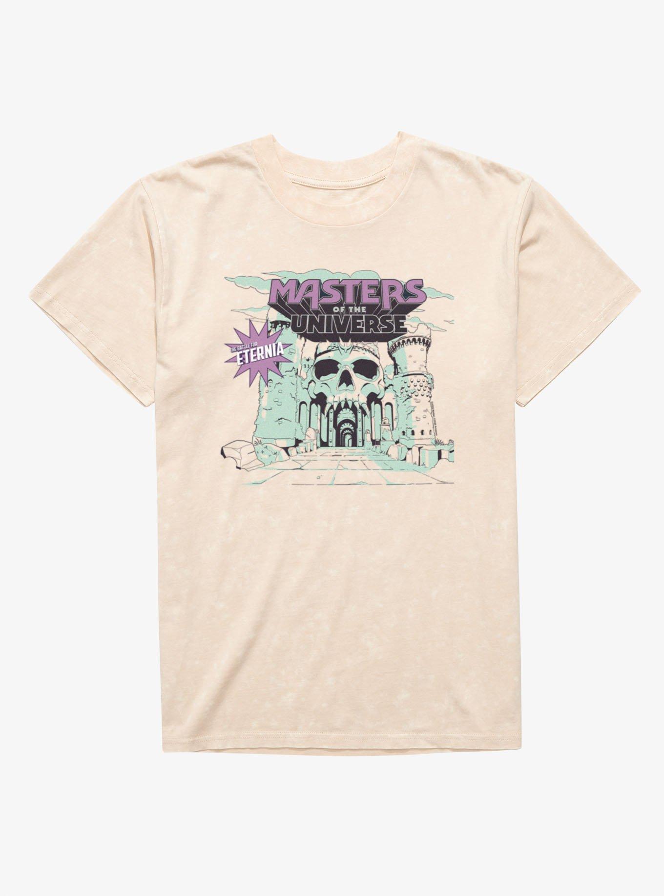 Masters Of The Universe Castle Grayskull Comic Style Entrance Mineral Wash T-Shirt, , hi-res