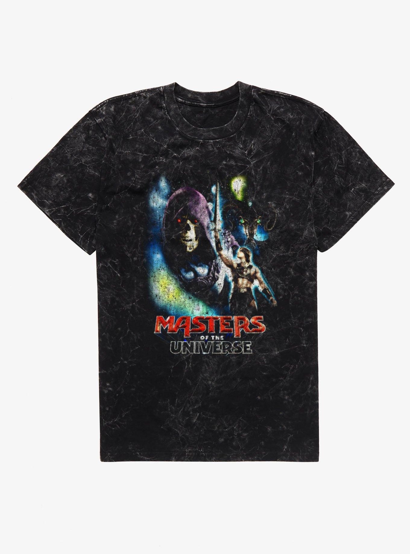 Masters Of The Universe Skeletor And He-Man Nemesis Mineral Wash T-Shirt, , hi-res