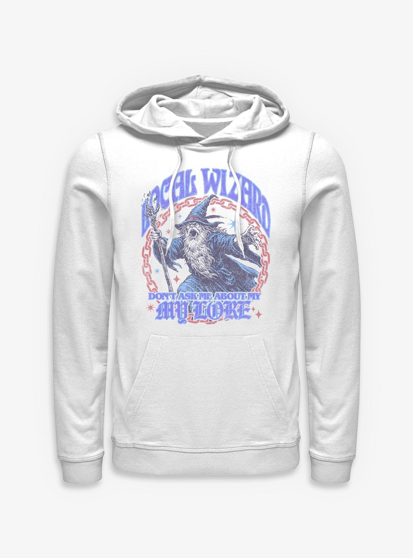 Local Wizard Hoodie Hot Topic Exclusive, WHITE, hi-res