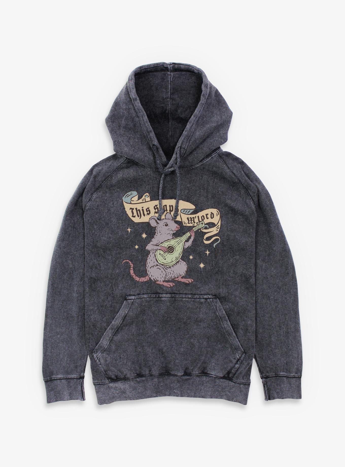 This Slaps M'Lord Mouse Mineral Wash Hoodie Hot Topic Exclusive, , hi-res