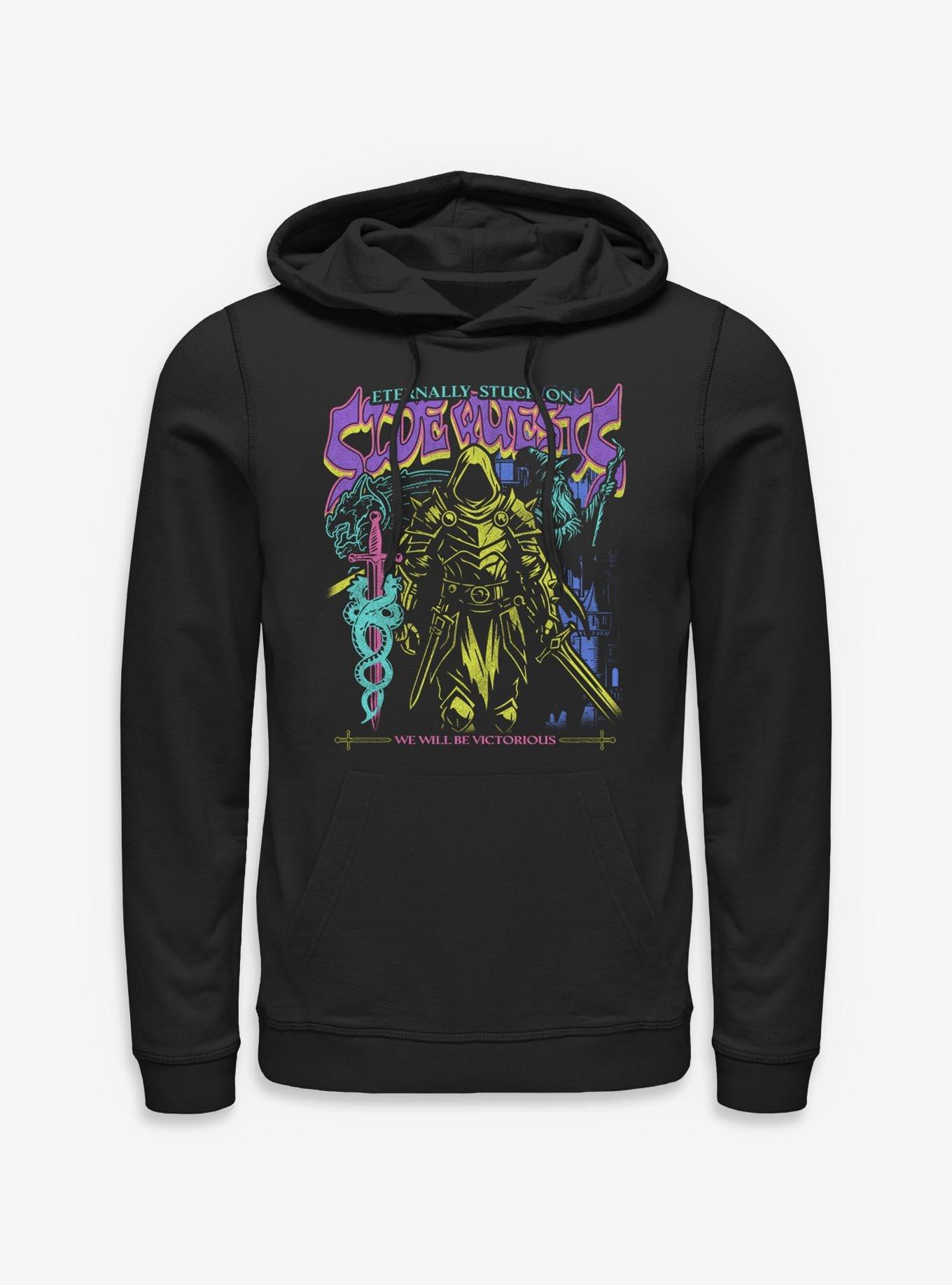 Eternally Stuck On Side Quests Hoodie Hot Topic Exclusive, , hi-res