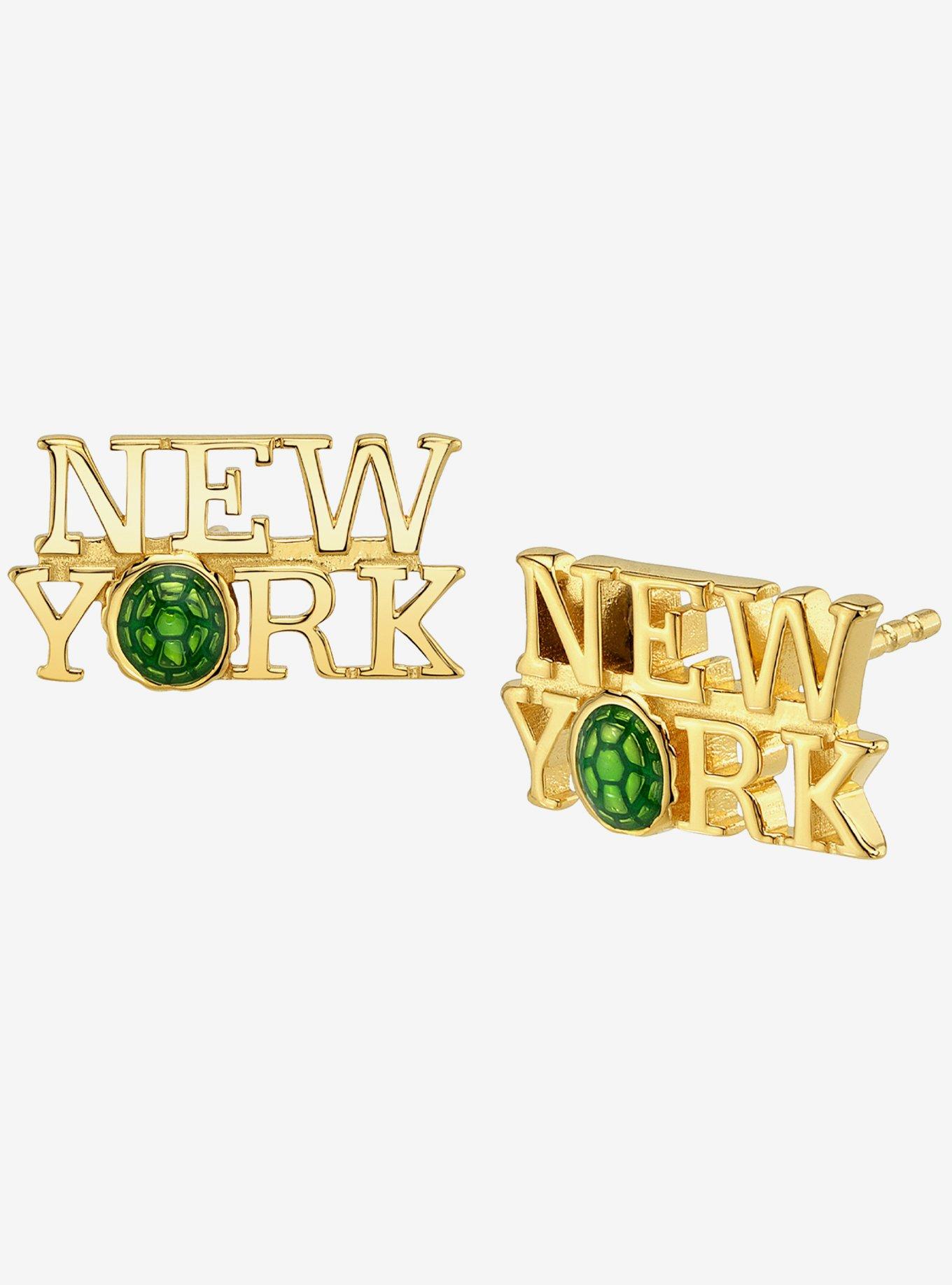 Teenage Mutant Ninja Turtles X RockLove Ninjas In New York Stud Earrings, , hi-res