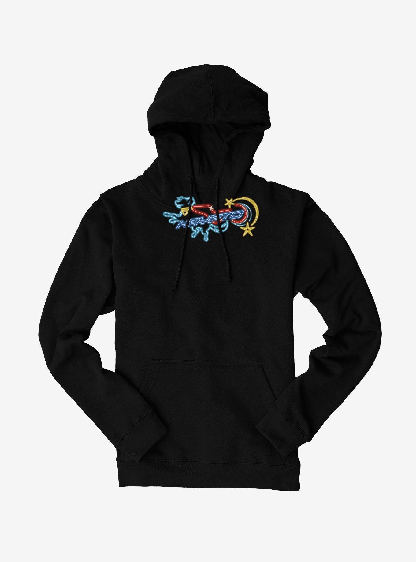 Supergirl Krypto Neon Outline Hoodie, , hi-res