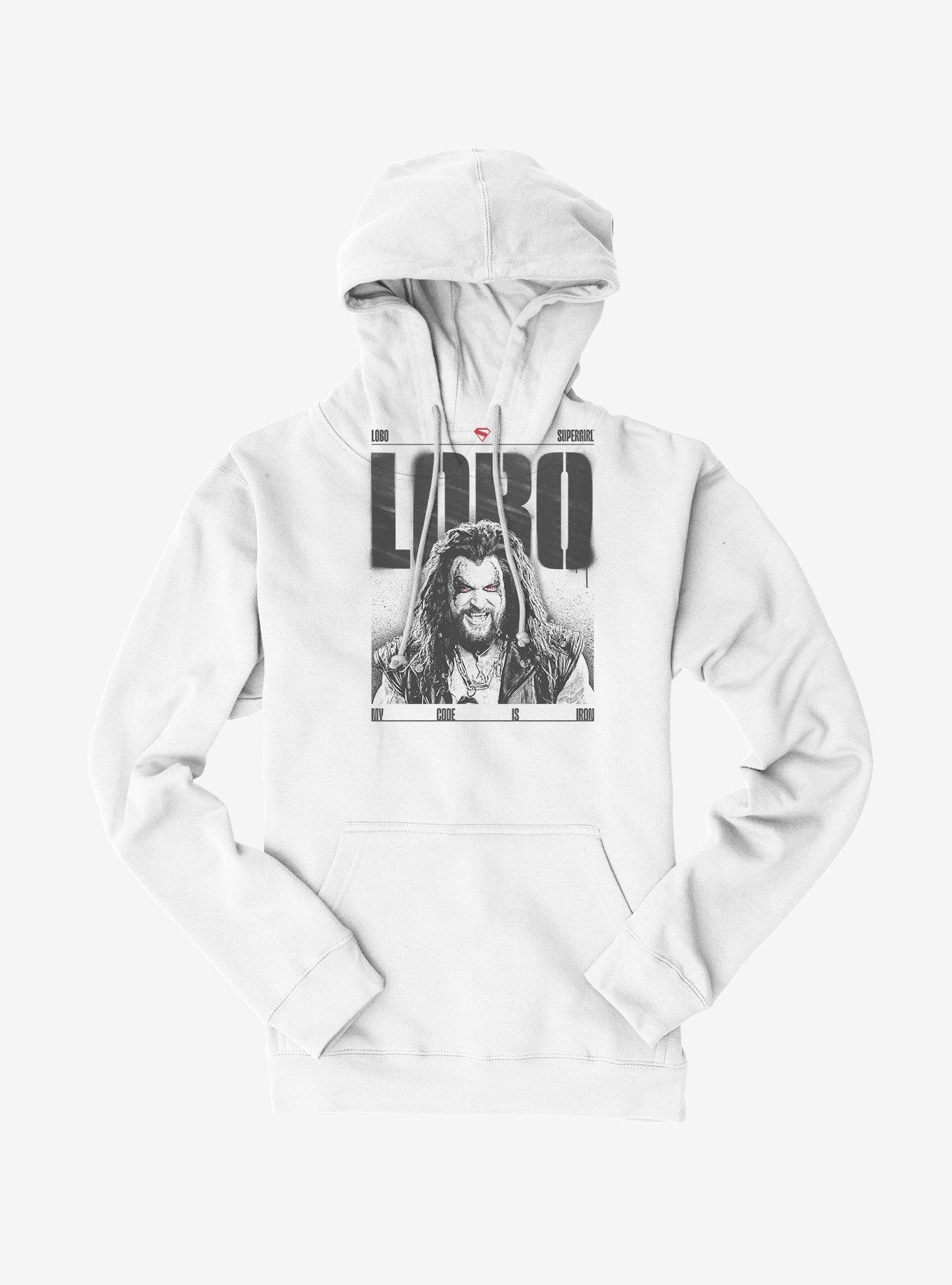 Supergirl Lobo Hoodie, , hi-res