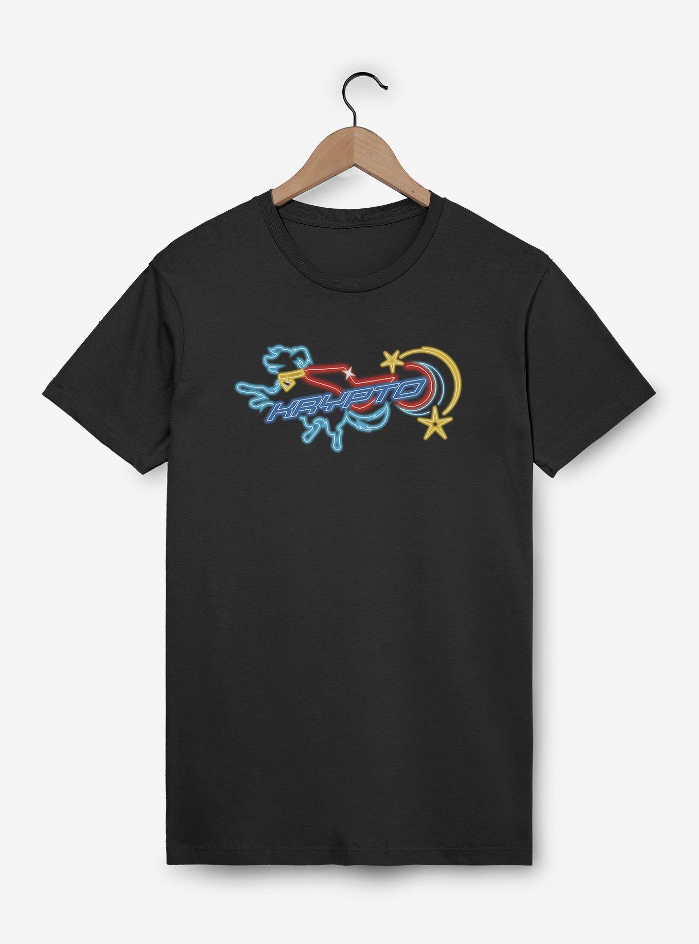 Supergirl Krypto Neon Outline T-Shirt, , hi-res