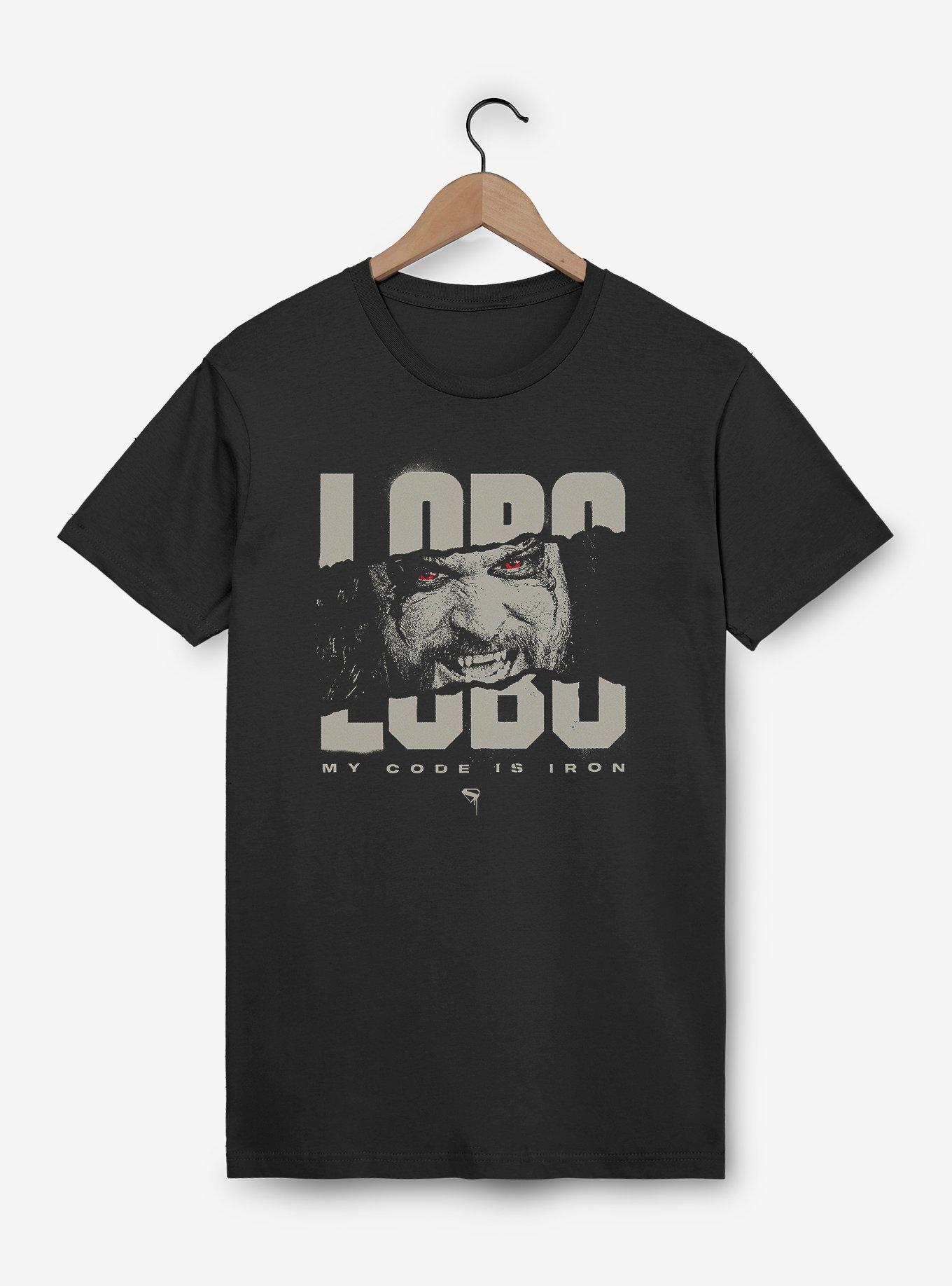 Supergirl Lobo My Code Is Iron T-Shirt, , hi-res
