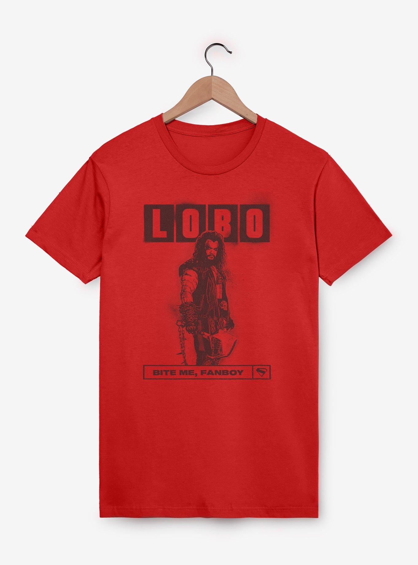 Supergirl Lobo Bite Me Fanboy T-Shirt, , hi-res