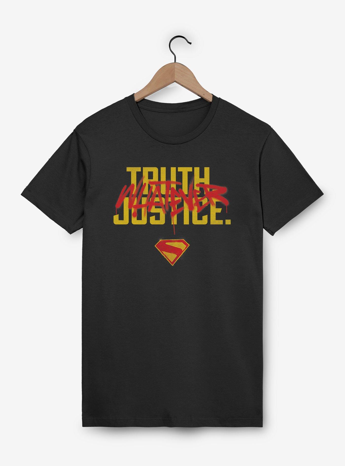 Supergirl Truth Justice Whatever T-Shirt, , hi-res