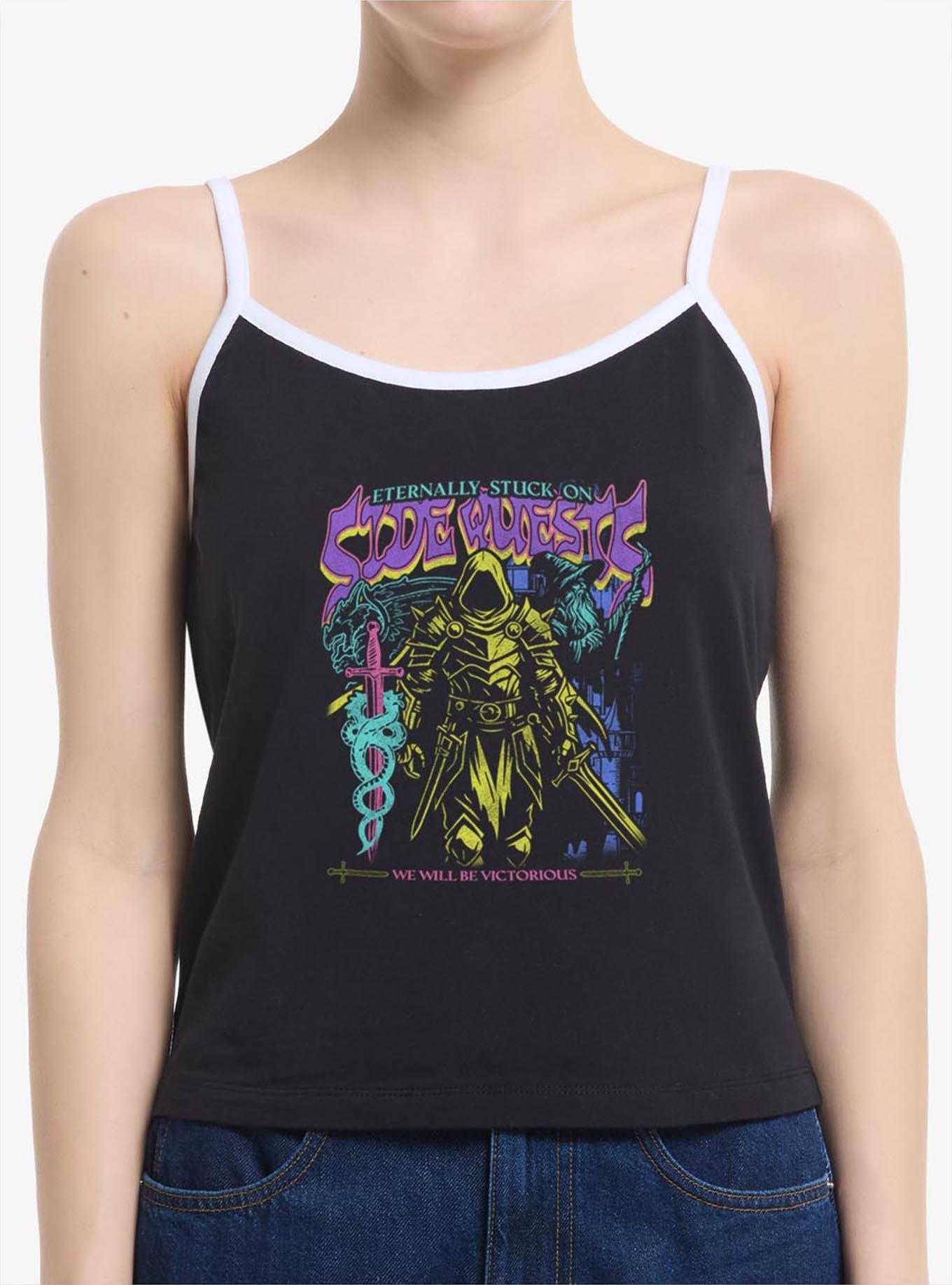 Eternally Stuck On Side Quests Girls Cami Hot Topic Exclusive