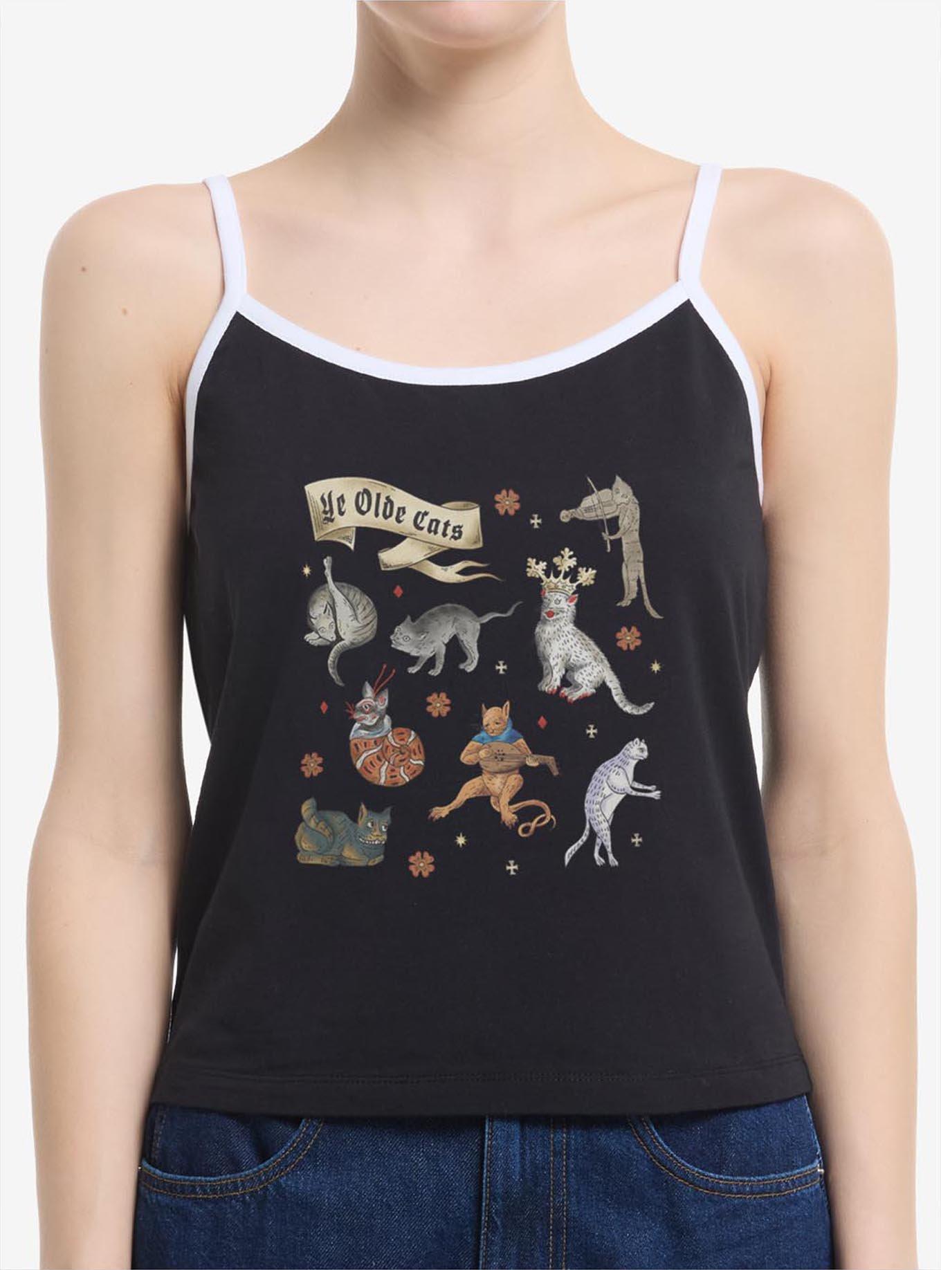 Ye Olde Cats Girls Cami Hot Topic Exclusive, , hi-res