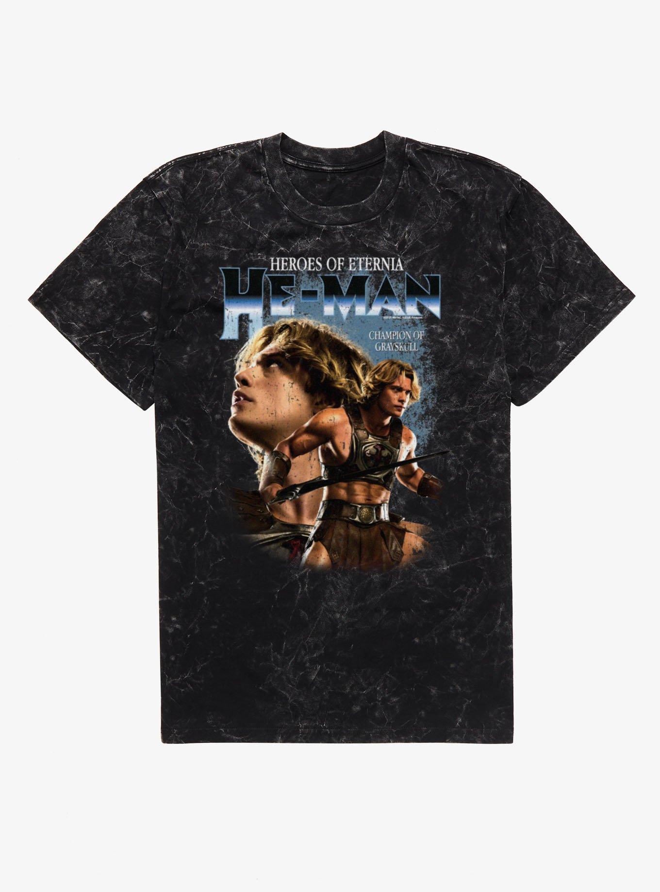 Masters Of The Universe He-Man Champion Of Grayskull Mineral Wash T-Shirt, , hi-res