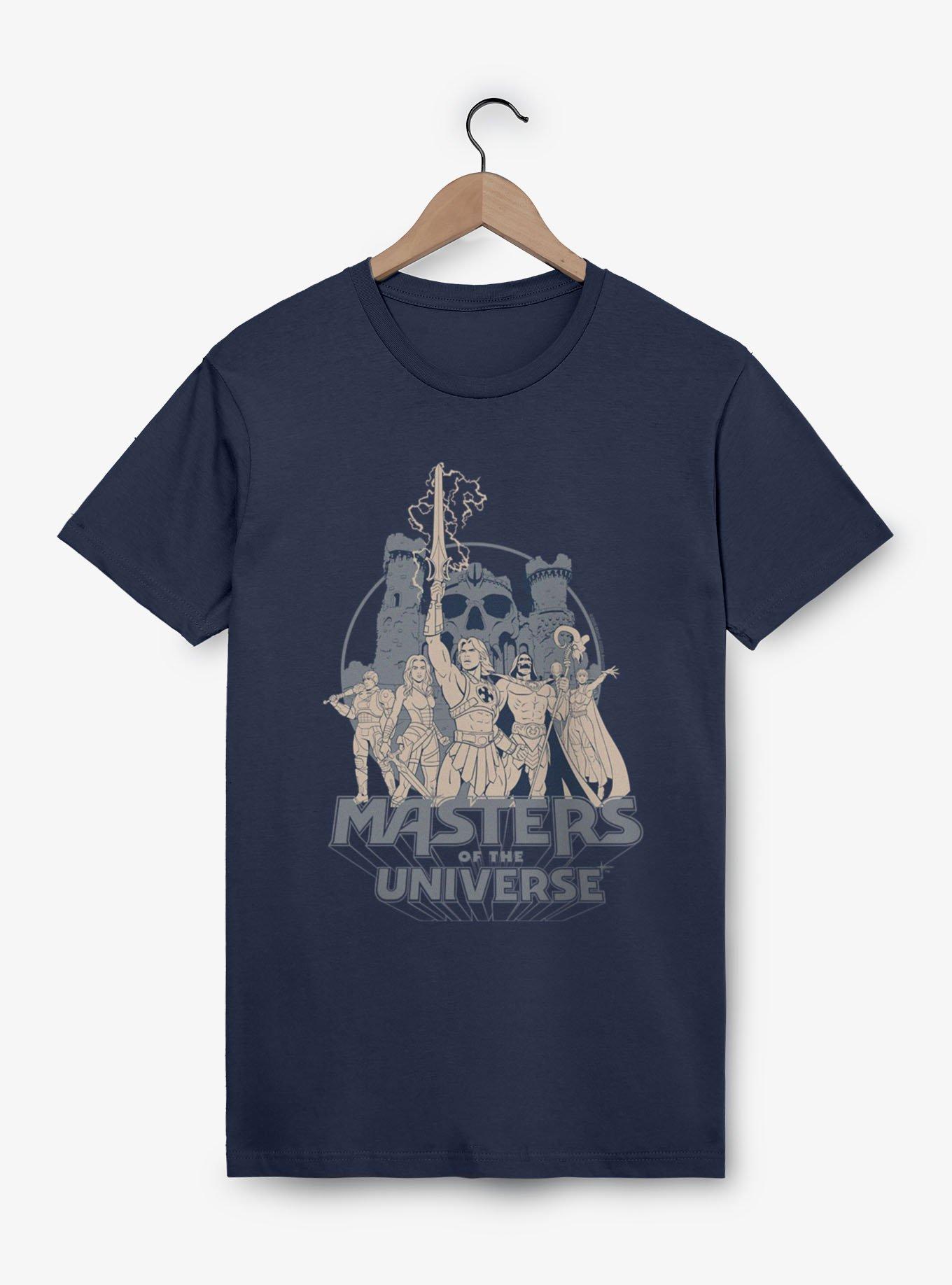 Masters Of The Universe He-Man Castle Grayskull Group Shot T-Shirt, , hi-res