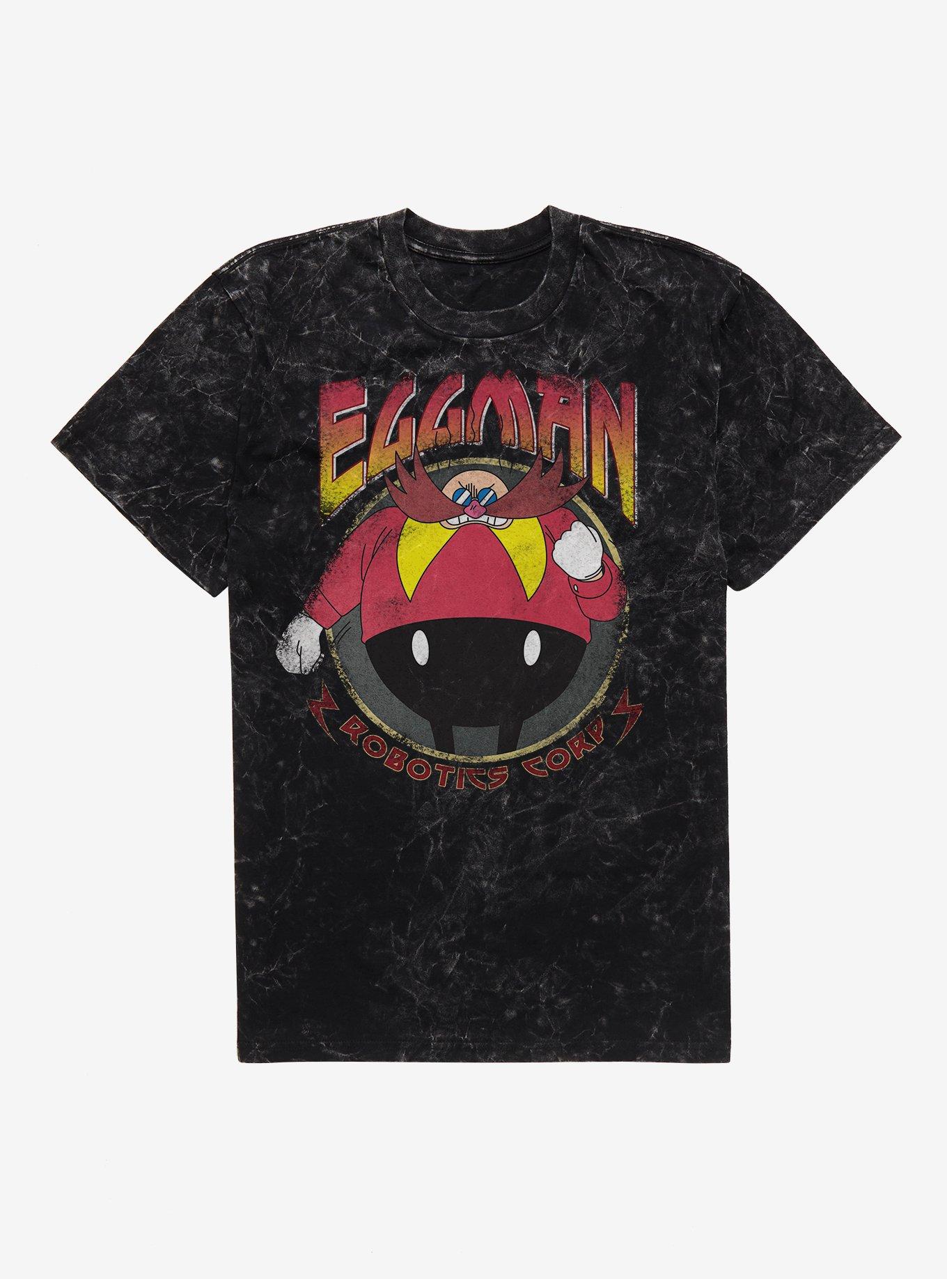 Sonic The Hedgehog Eggman Robotics Corp Mineral Wash T-Shirt, , hi-res