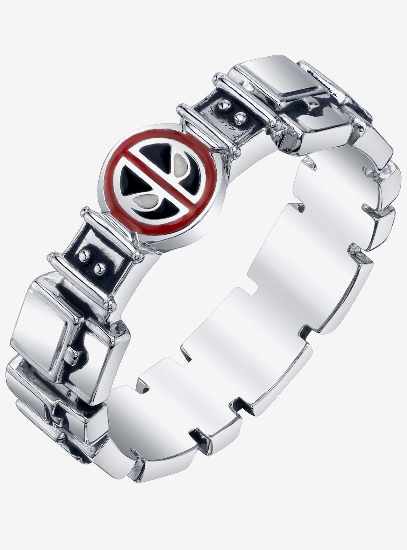 Marvel X RockLove Marvel Studios Deadpool And Wolverine Deadpool Belt Ring, , hi-res