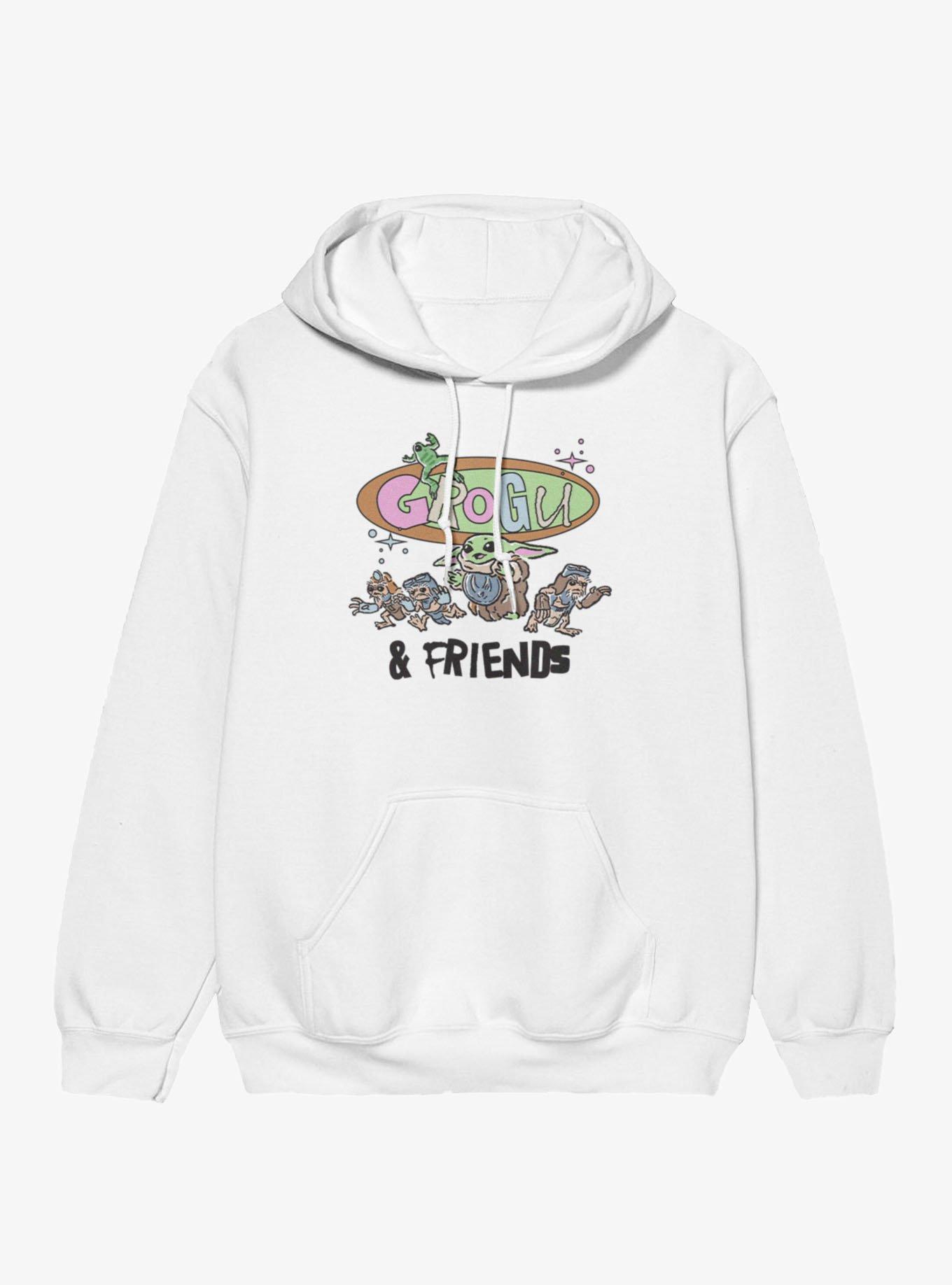 Star Wars The Mandalorian And Grogu And Grogus Friends Hoodie BoxLunch Exclusive, , hi-res