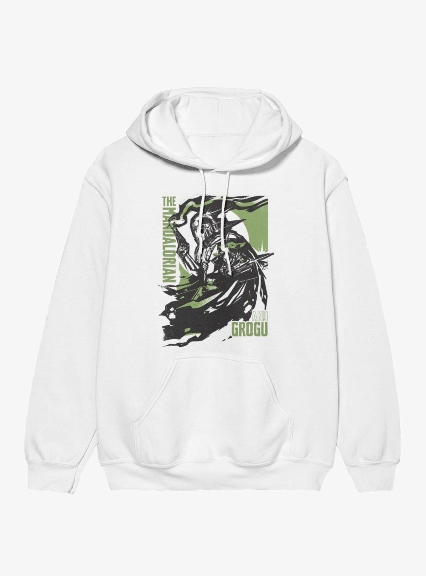 Star Wars The Mandalorian And Grogu Smoke And Cape Swirl Hoodie, , hi-res
