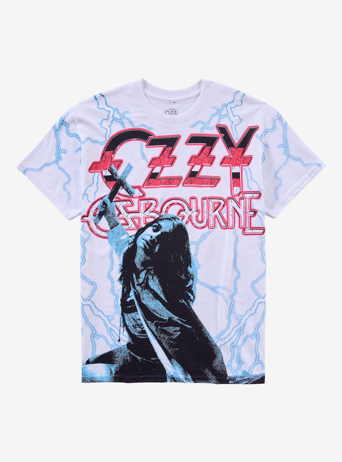Ozzy Osbourne Lightning Pose T-Shirt, , hi-res