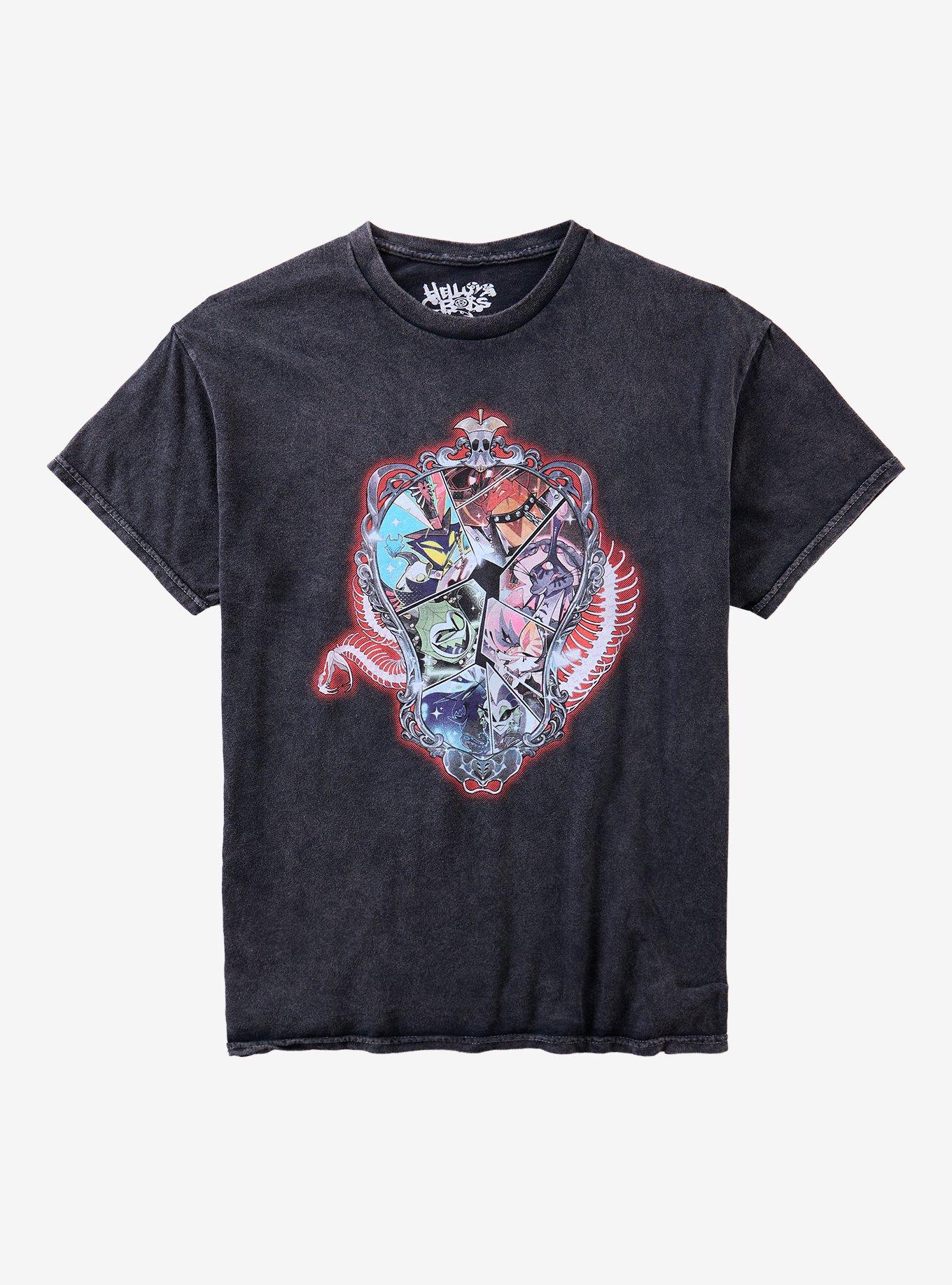 Helluva Boss Seven Deadly Sins Dark Wash T-Shirt, , hi-res