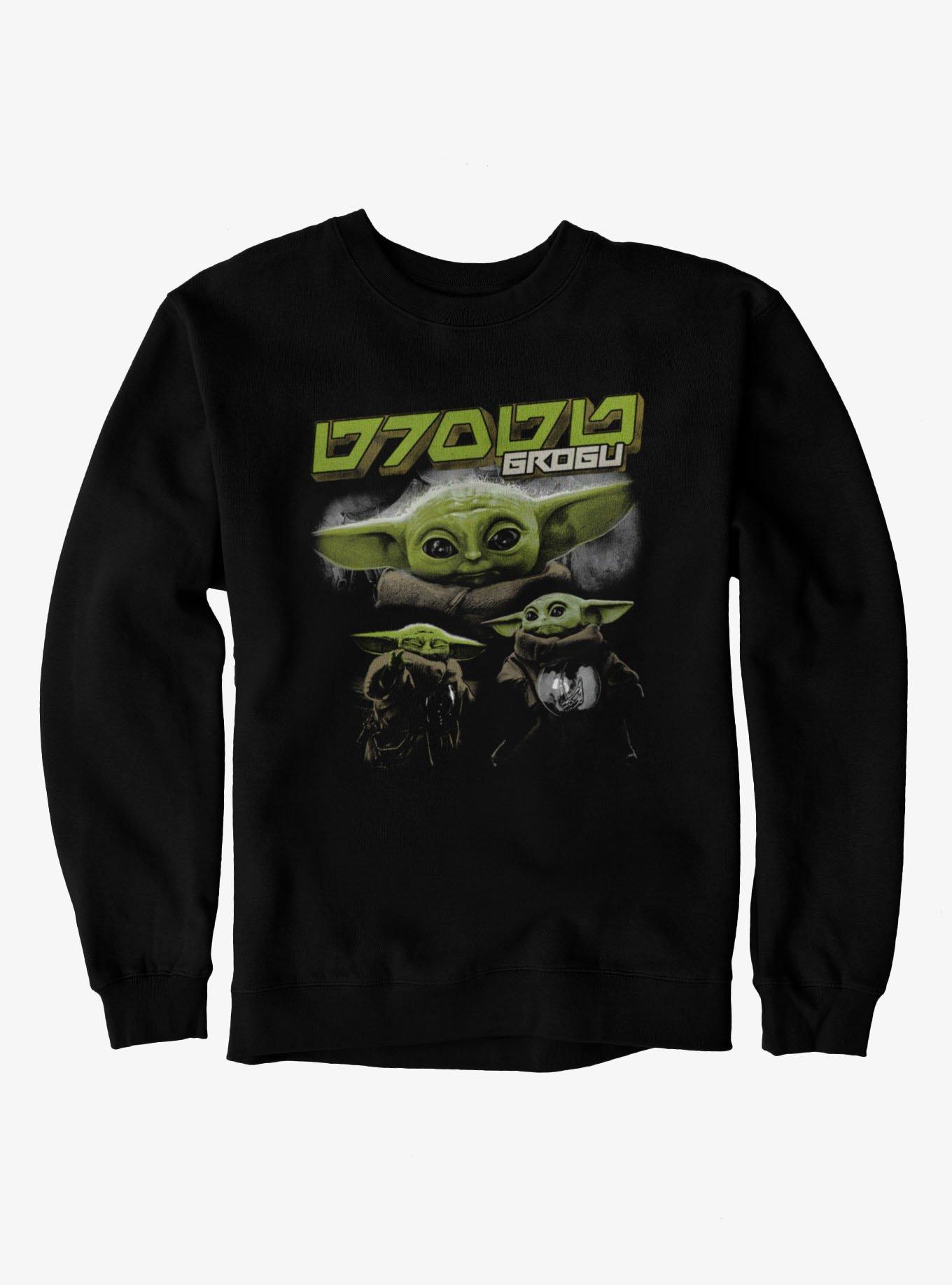 Star Wars The Mandalorian And Grogu Little Bounty Collage Sweatshirt, , hi-res