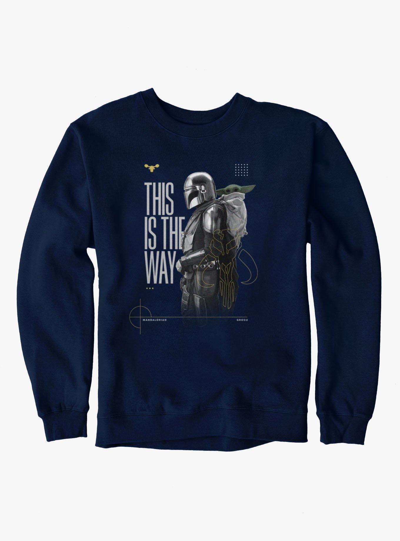 Star Wars The Mandalorian And Grogu This Is The Way Side Pose Sweatshirt, , hi-res