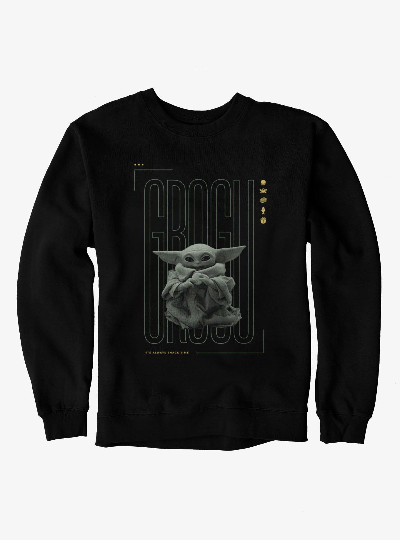 Star Wars The Mandalorian And Grogu Grogu Snacking Sweatshirt, , hi-res