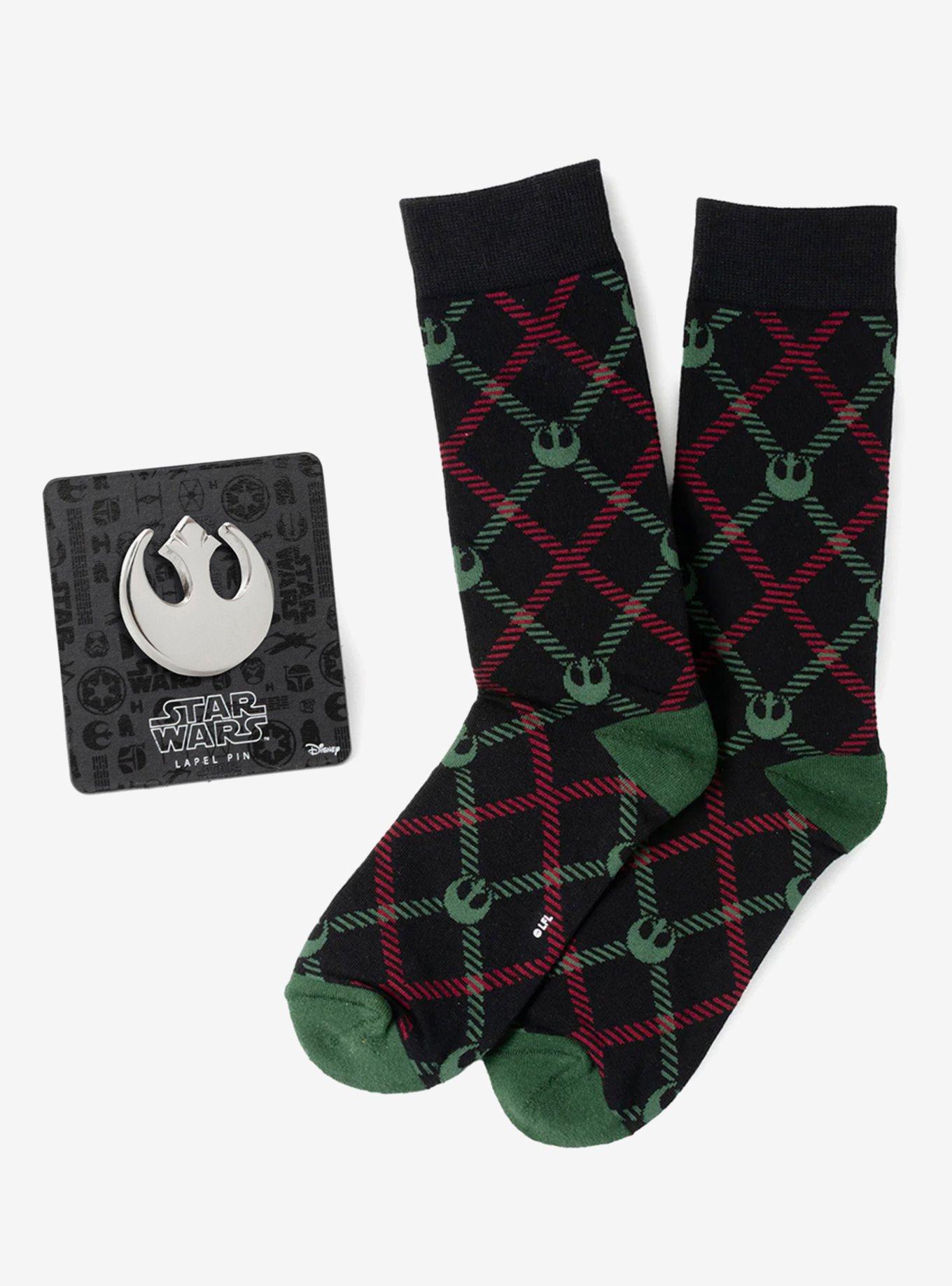 Star Wars Rebel Alliance Dress Socks and Lapel Pin Gift Set, , hi-res