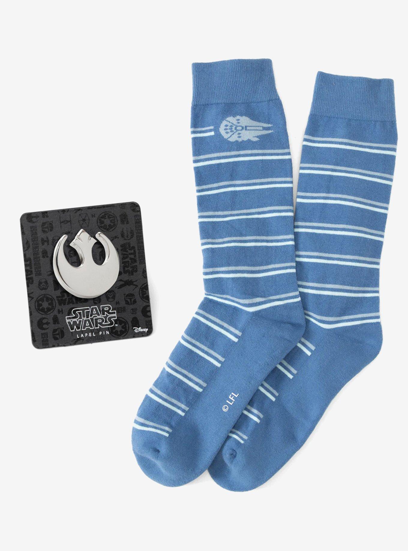 Star Wars Millennium Falcon Blue Striped Tie, , hi-res