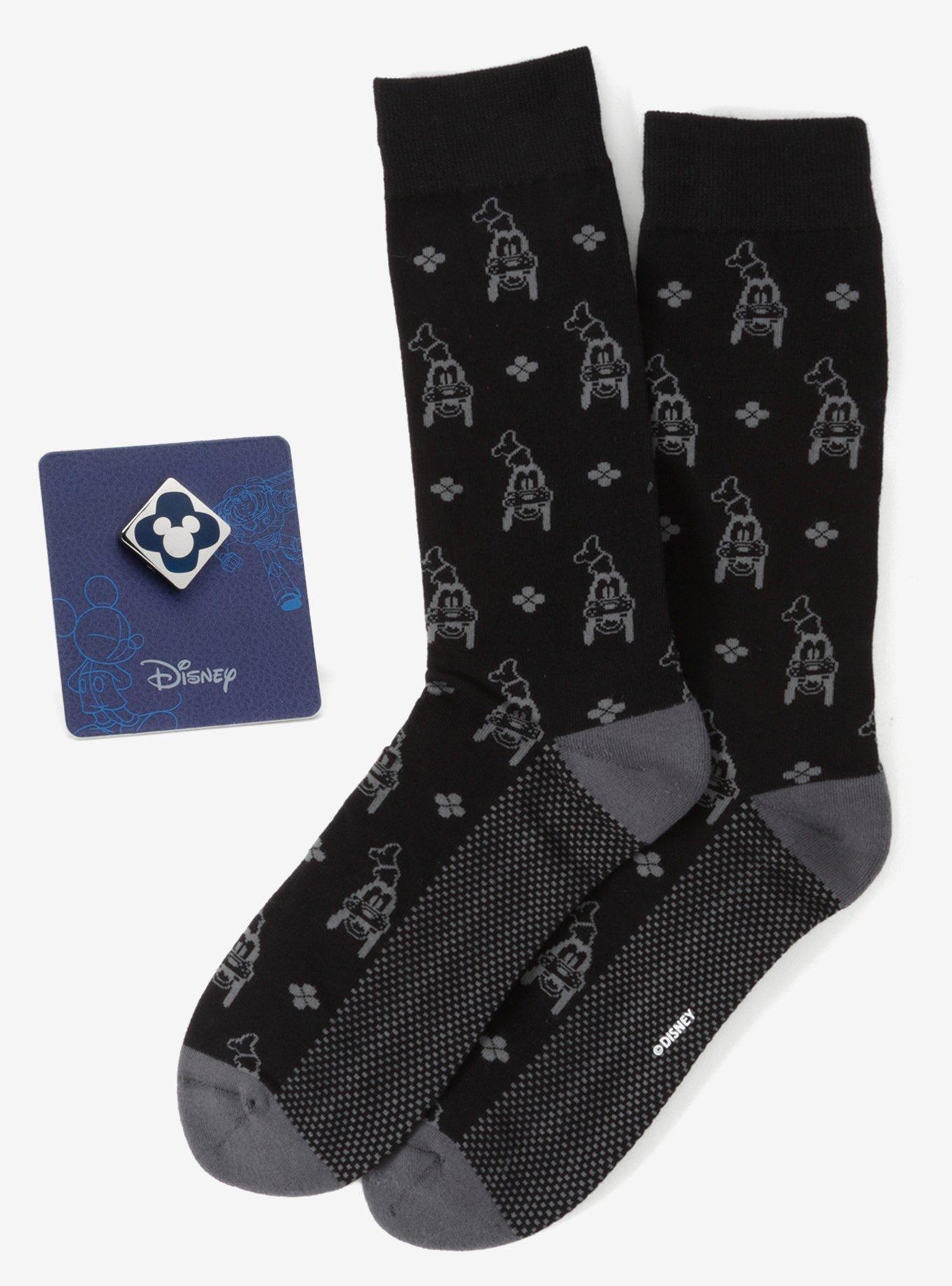 Disney Goofy Socks & Mickey Mouse Blue Lapel Pin Gift Set, , hi-res