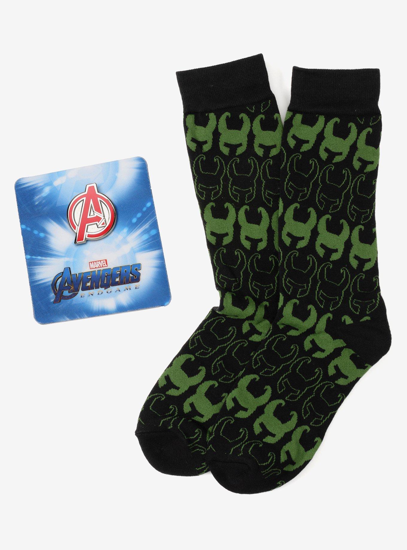 Marvel Avengers Loki Pattern Green and Black Gift Set, , hi-res