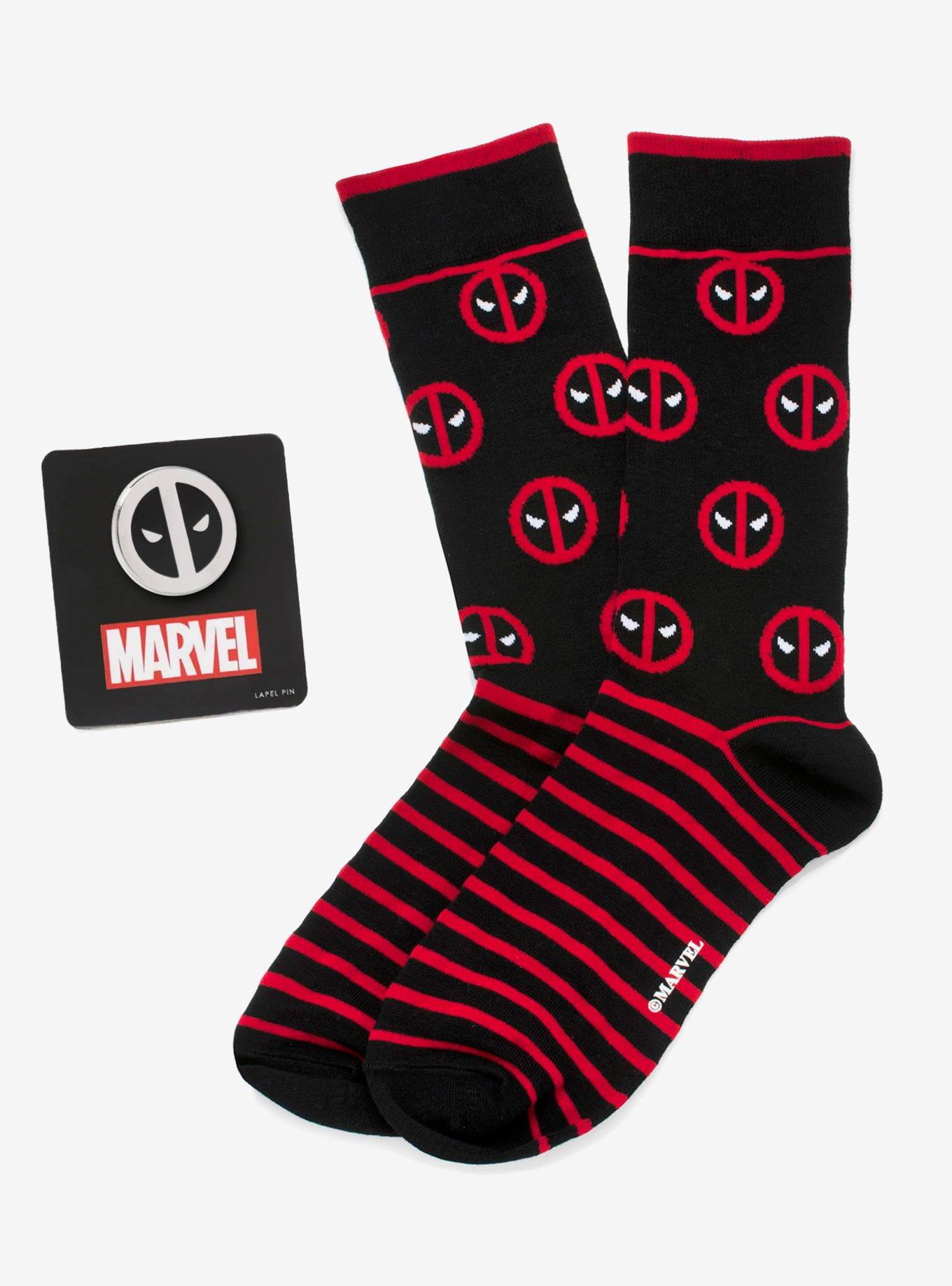 Marvel Deadpool Stripe Black Gift Set