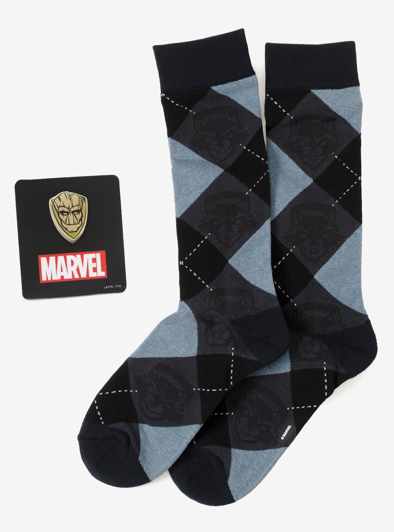 Marvel Guardians of the Galaxy Groot Rocket Argyle Blue Gift Set, , hi-res