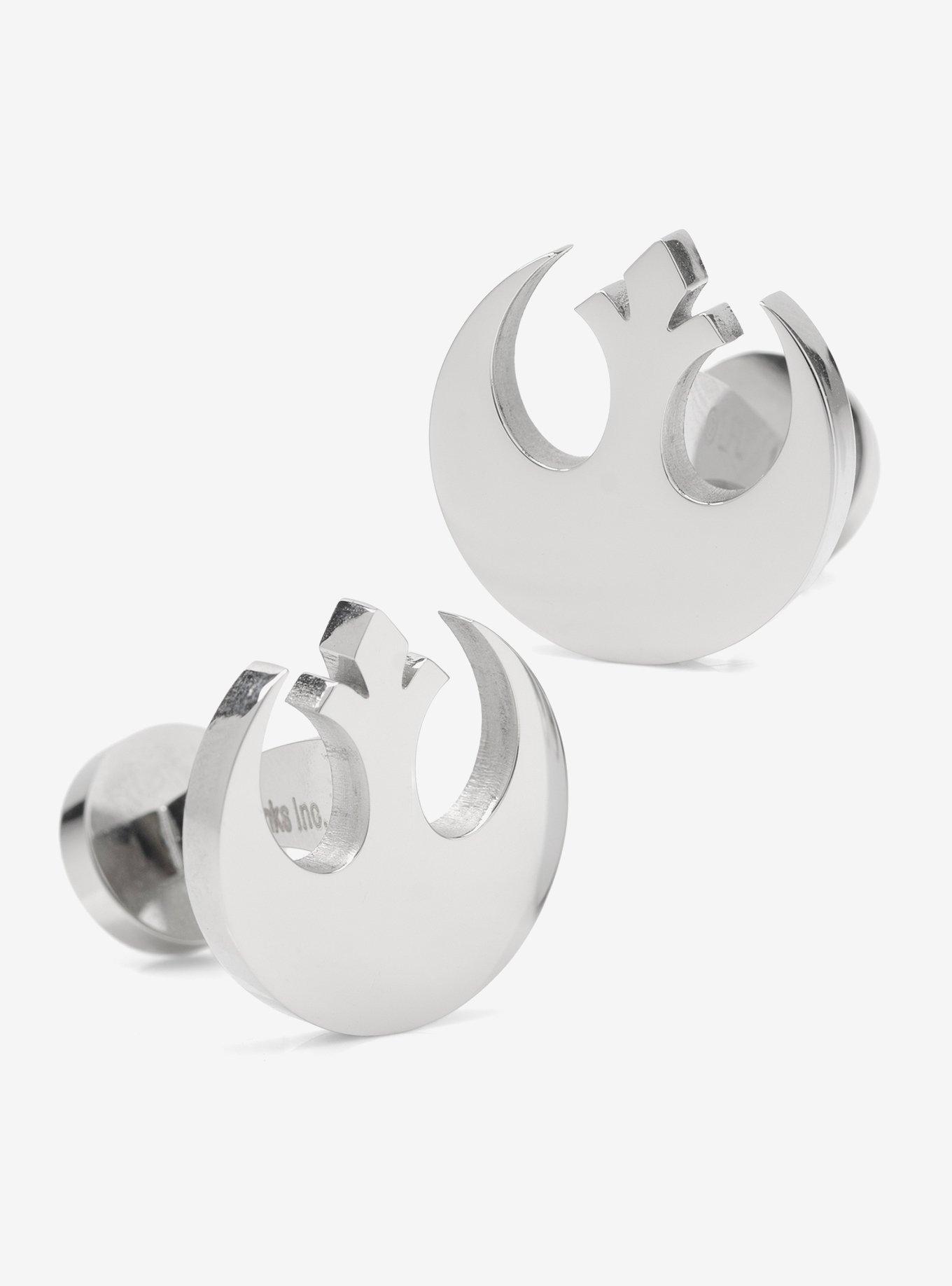 Star Wars Rebel Alliance Crest Stainless Steel Cufflinks, , hi-res
